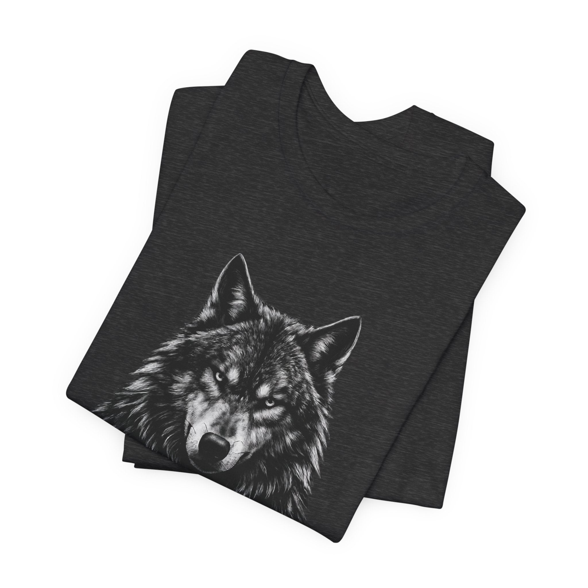 Different Breed Wolf Tee — Graphic Wolf Head T-Shirt