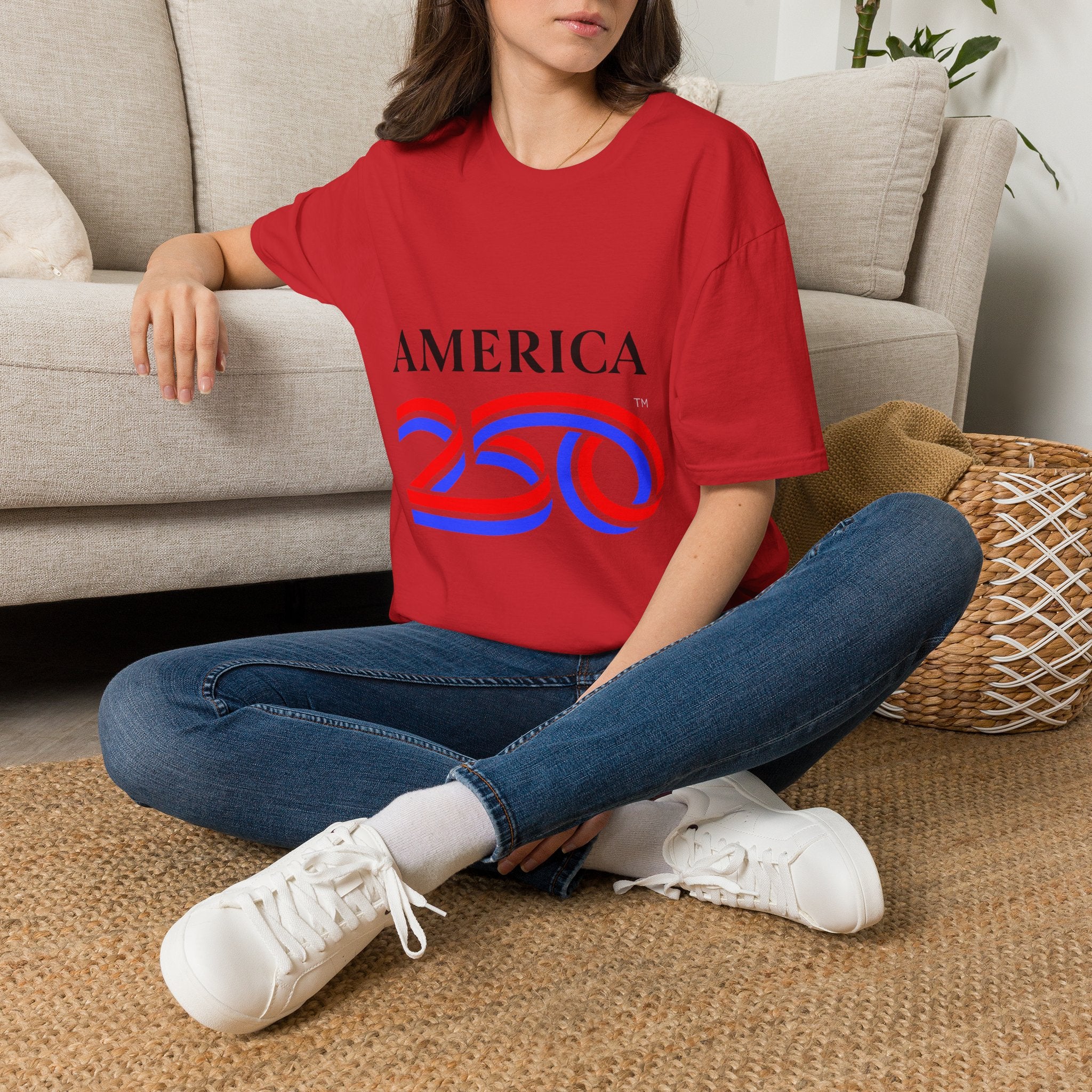 America 250 Wolf Logo T-Shirt — Different Breed Wolf Back Graphic