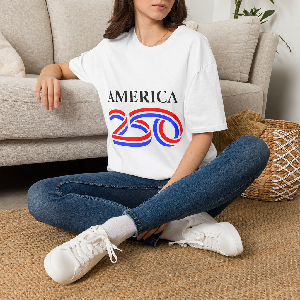 America 250 Wolf Logo T-Shirt — Different Breed Wolf Back Graphic