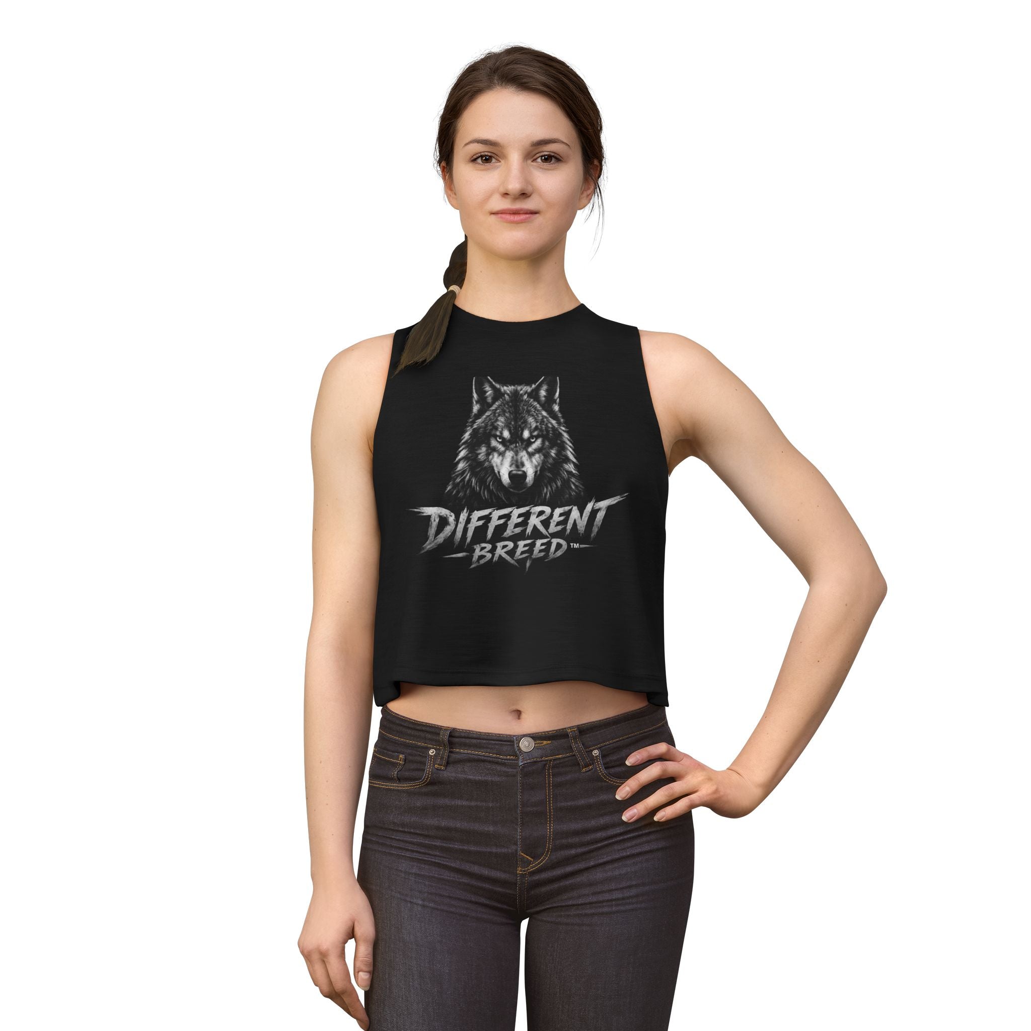 Different Breed Classic Logo Crop Top