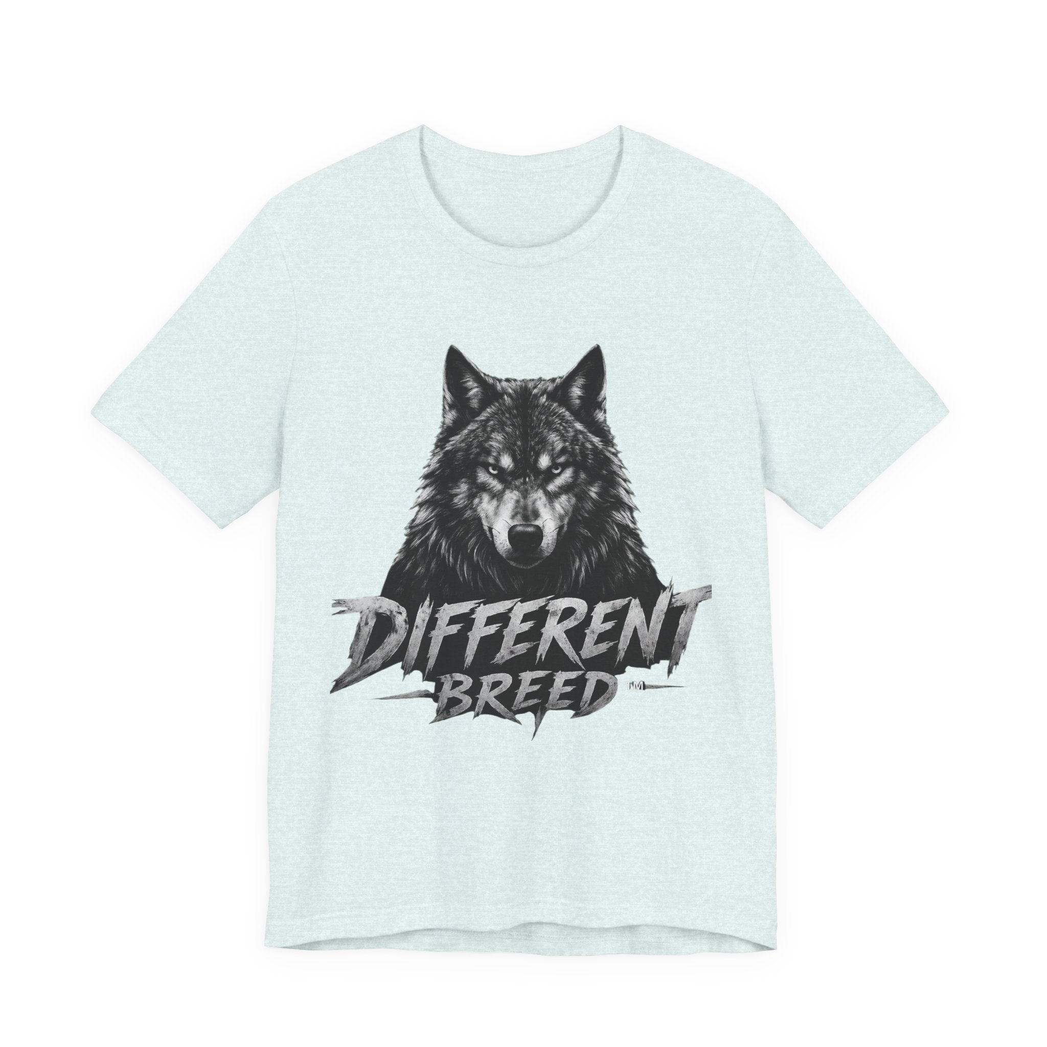 Different Breed Wolf Tee — Graphic Wolf Head T-Shirt