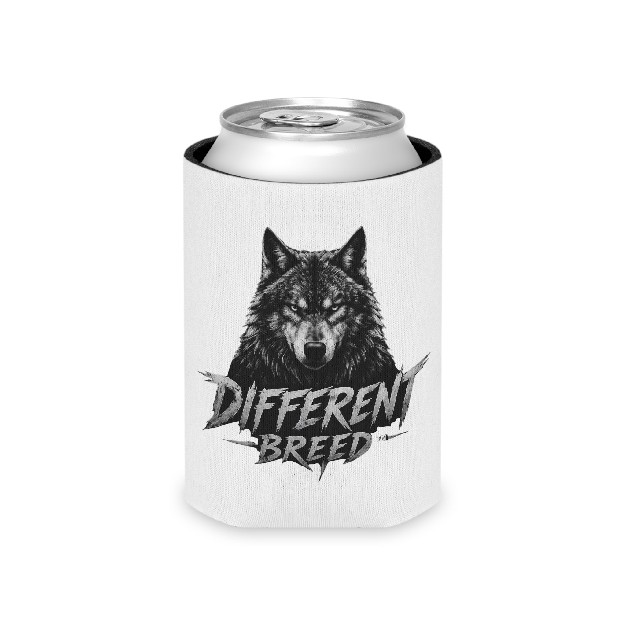 Different Breed Wolf Can Cooler — Insulated Beer Koozie