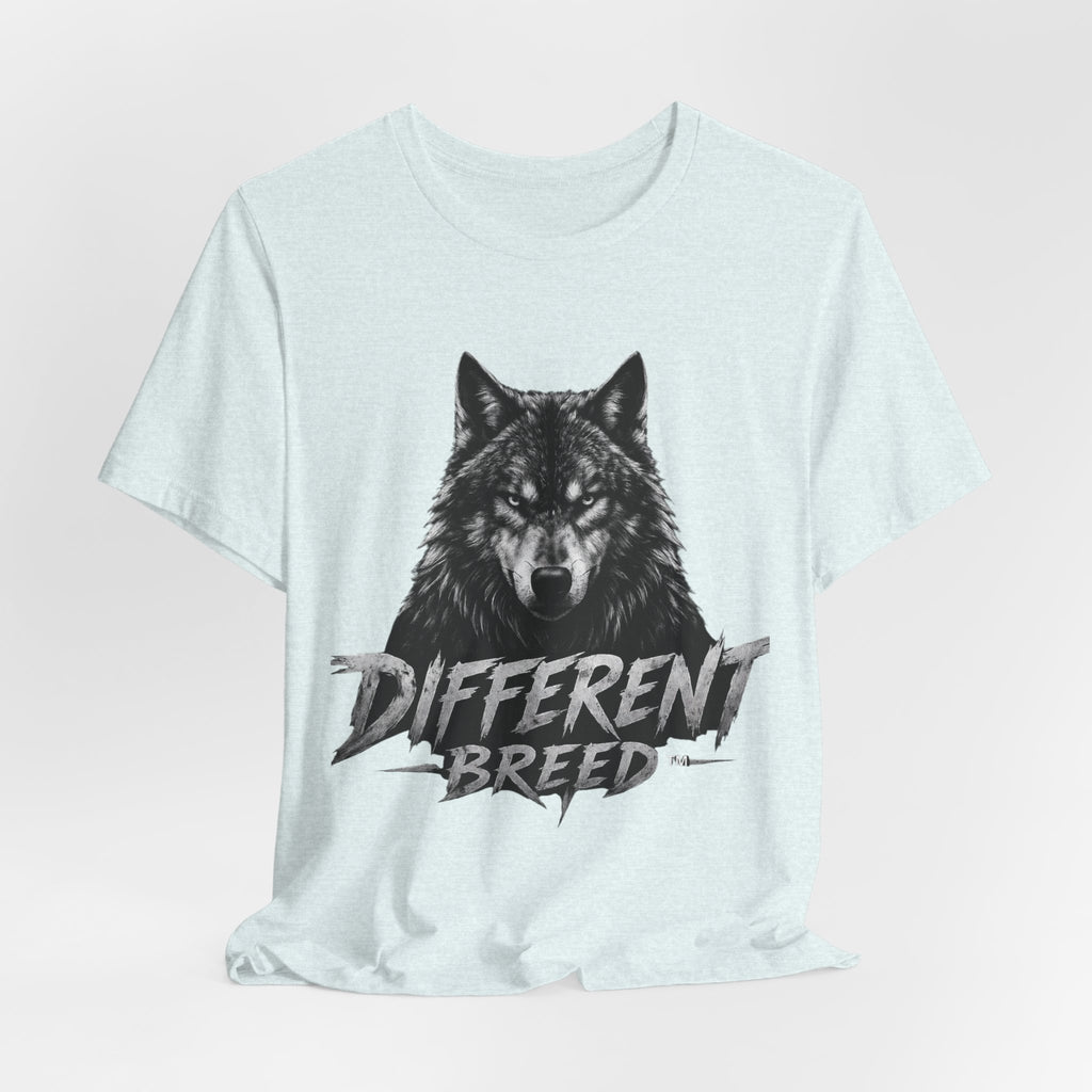 Different Breed Wolf Tee — Graphic Wolf Head T-Shirt