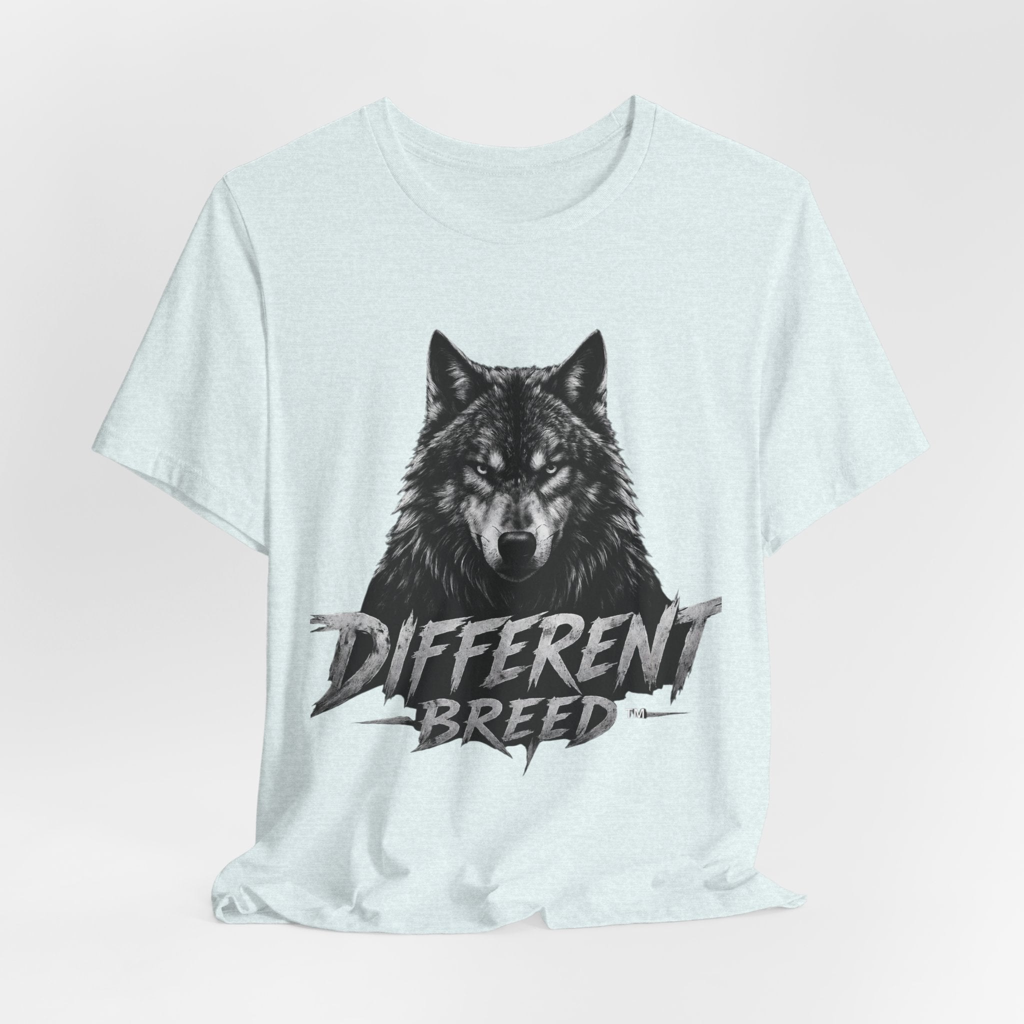 Different Breed Wolf Tee — Graphic Wolf Head T-Shirt