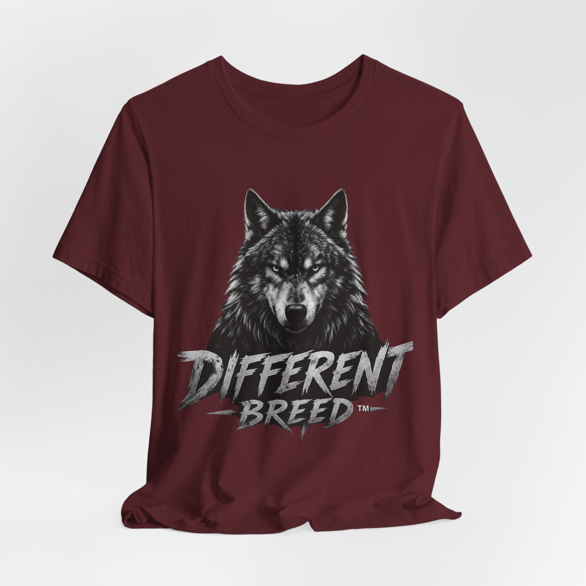 Different Breed Wolf Tee — Graphic Wolf Head T-Shirt