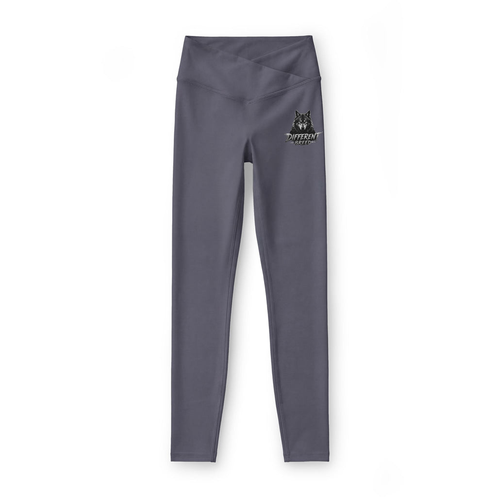 Women’s Luxe Leggings — Gray Cat Graphic High-Waist Active Leggings
