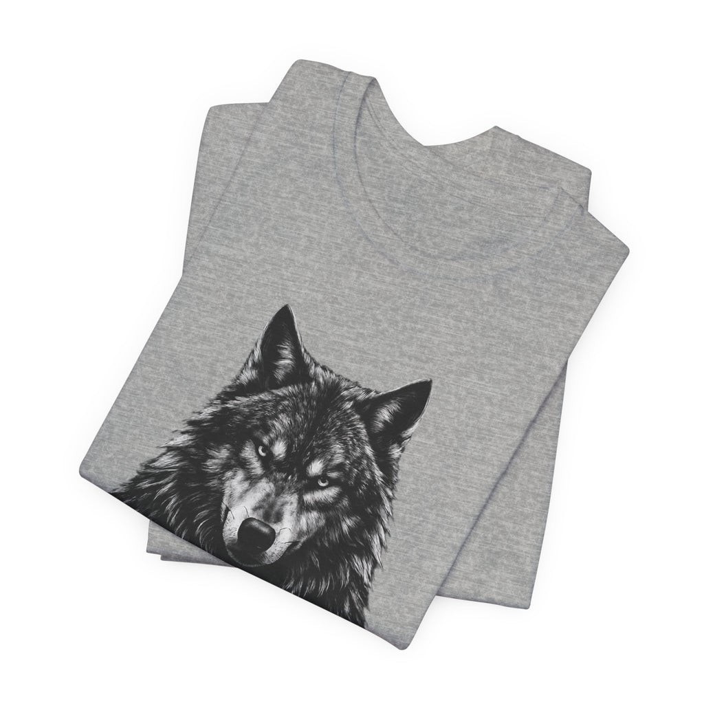 Different Breed Wolf Tee — Graphic Wolf Head T-Shirt