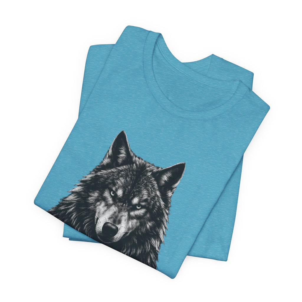 Different Breed Wolf Tee — Graphic Wolf Head T-Shirt