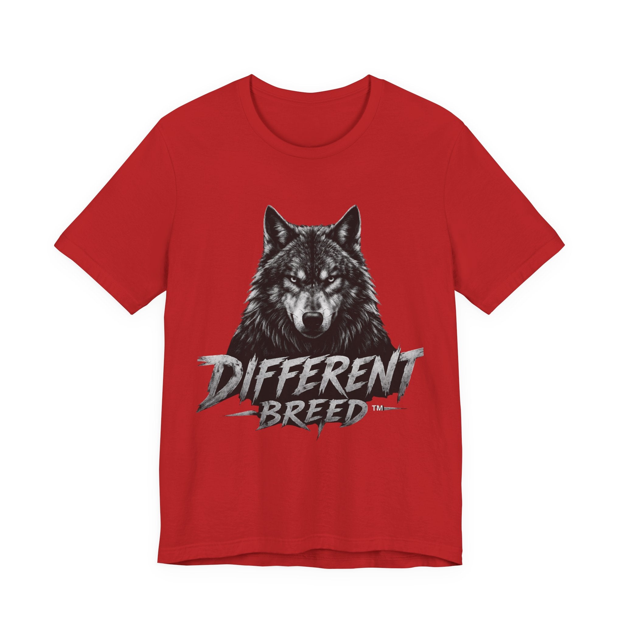 Different Breed Wolf Tee — Graphic Wolf Head T-Shirt