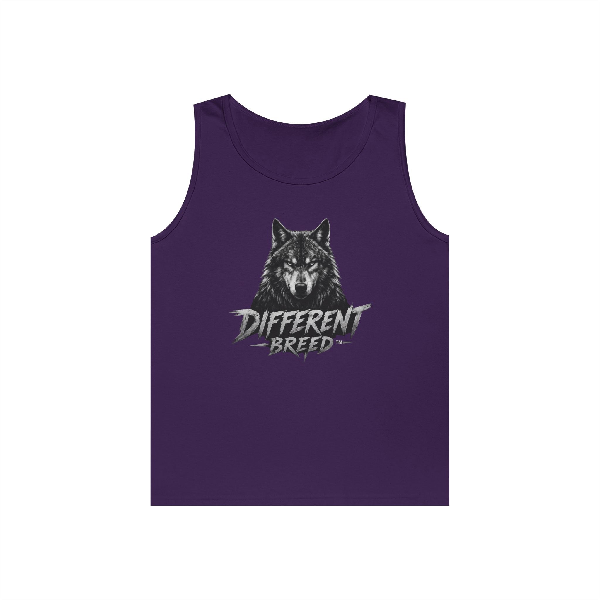 Different Breed Wolf Tank Top — Graphic Wolf Head Tee for Wilderness Lovers