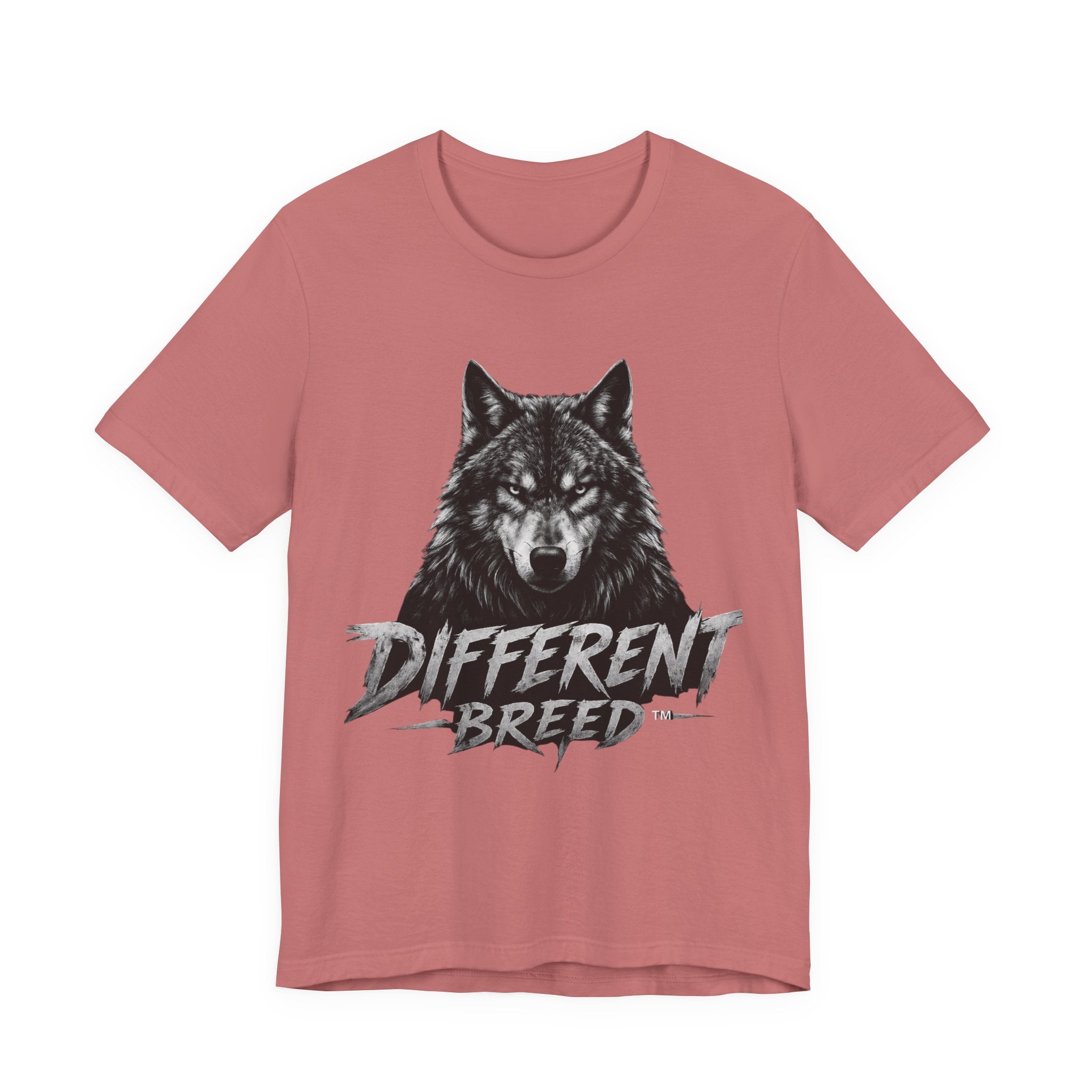 Different Breed Wolf Tee — Graphic Wolf Head T-Shirt