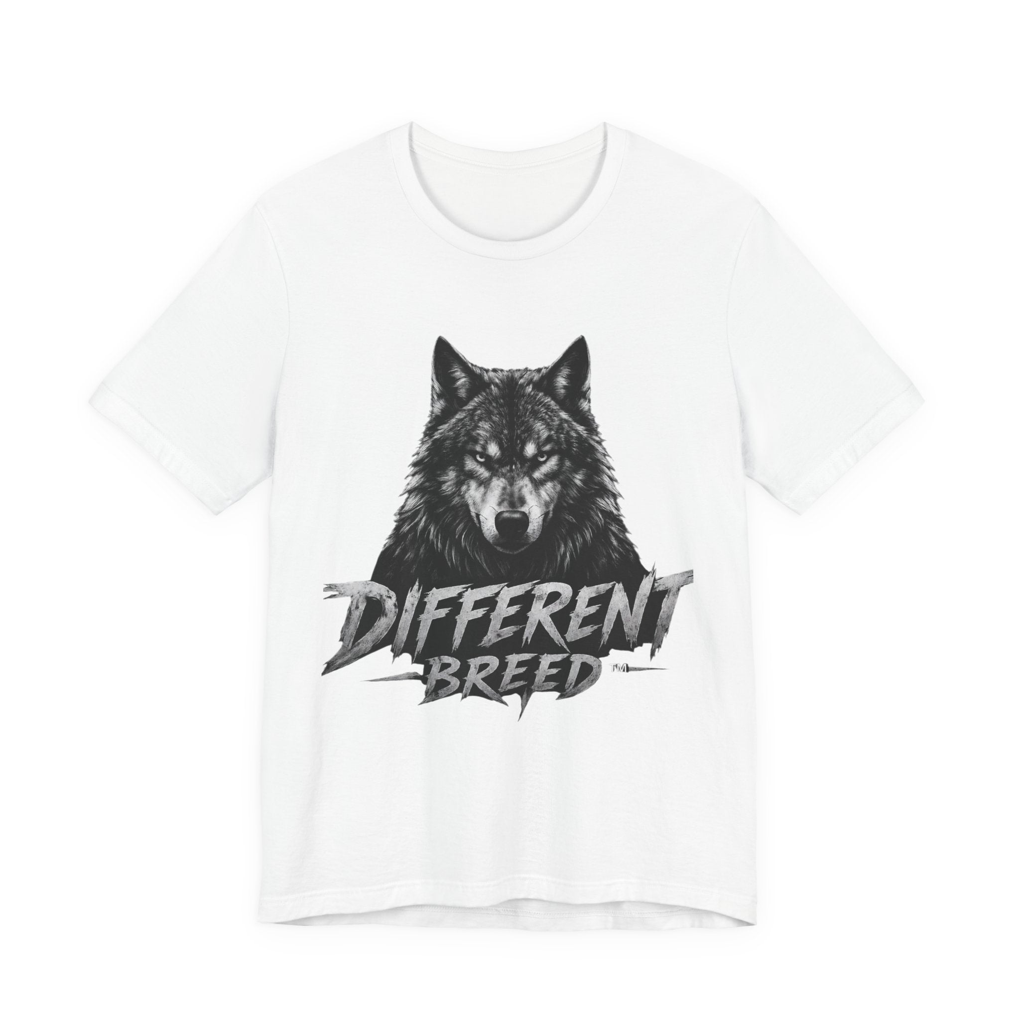 Different Breed Wolf Tee — Graphic Wolf Head T-Shirt