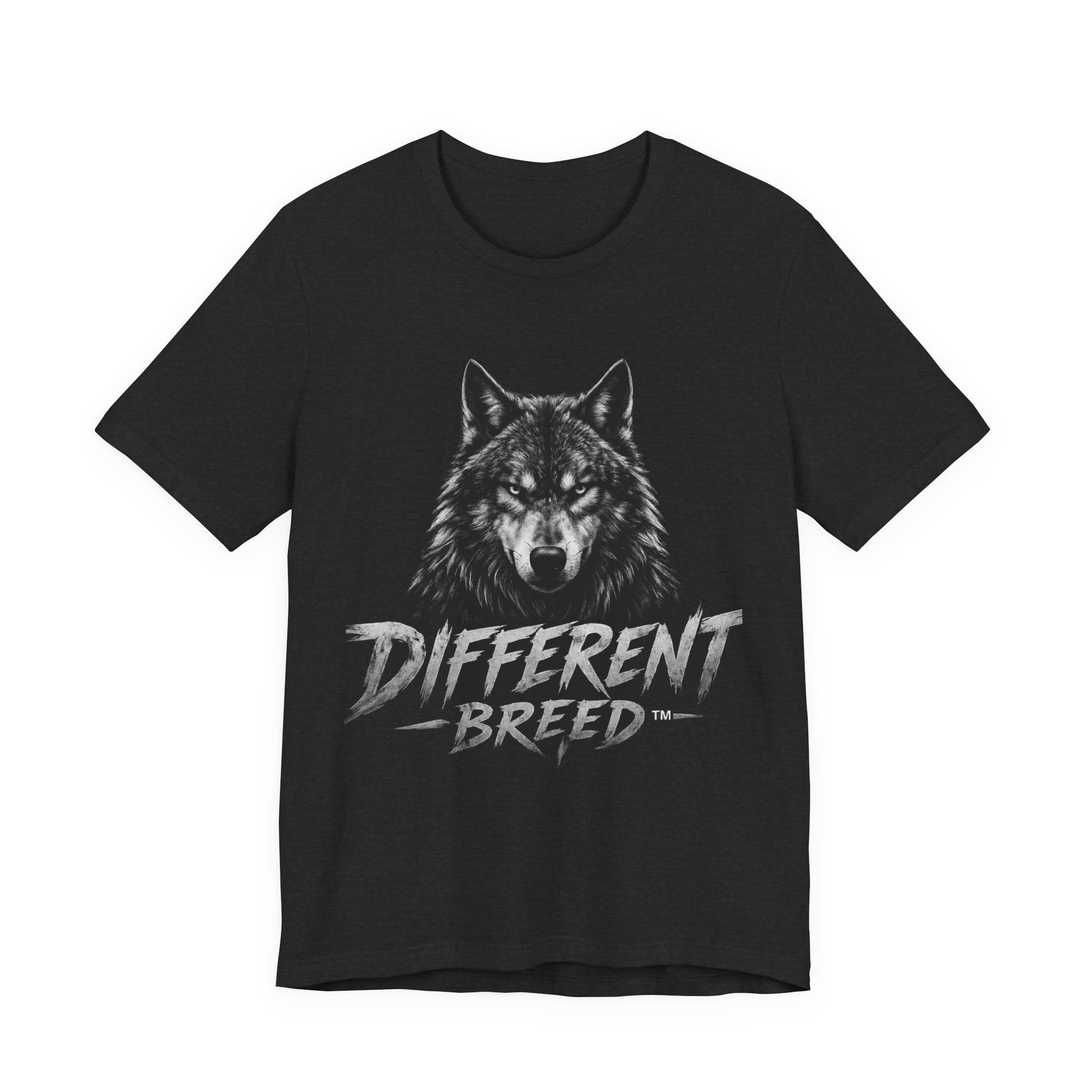 Different Breed Wolf Tee — Graphic Wolf Head T-Shirt