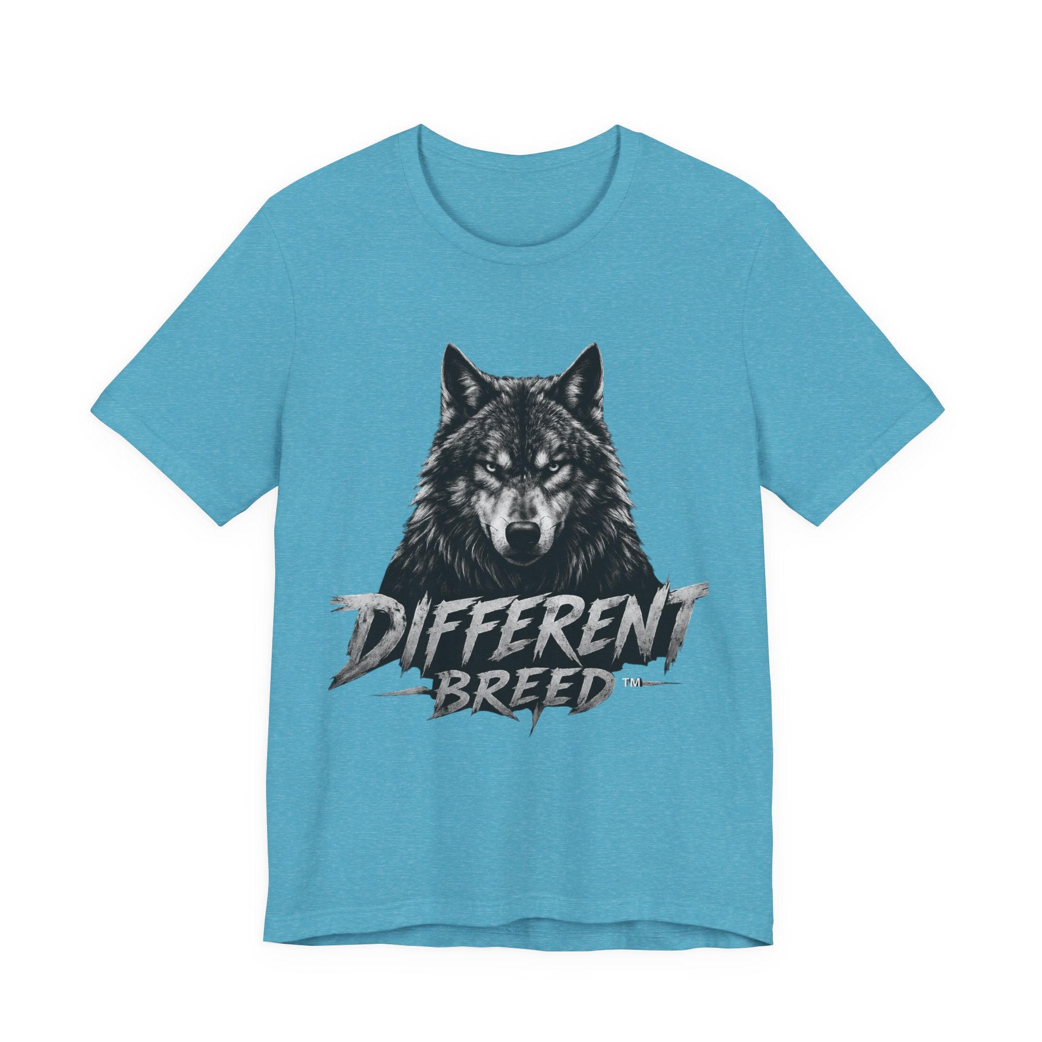 Different Breed Wolf Tee — Graphic Wolf Head T-Shirt