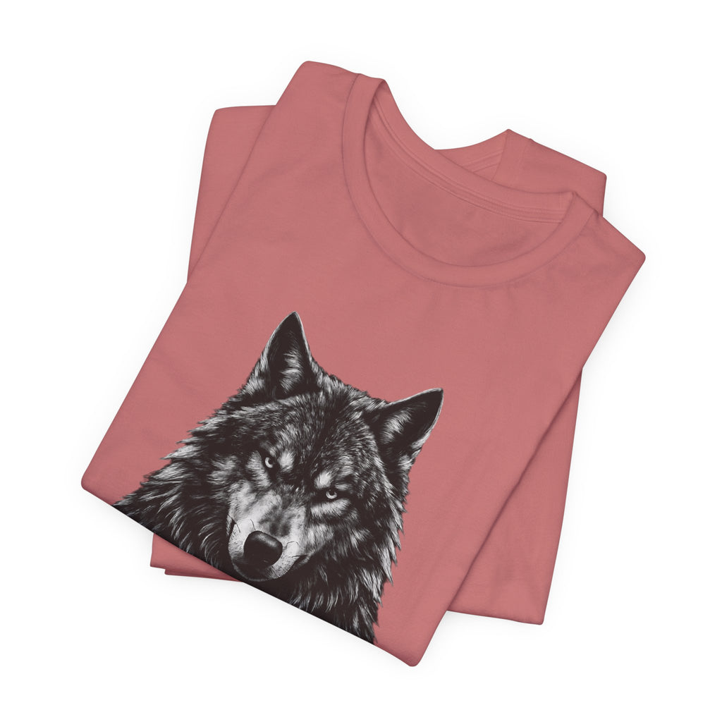 Different Breed Wolf Tee — Graphic Wolf Head T-Shirt