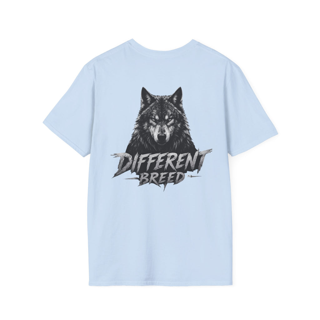 America 250 Wolf Logo T-Shirt — Different Breed Wolf Back Graphic