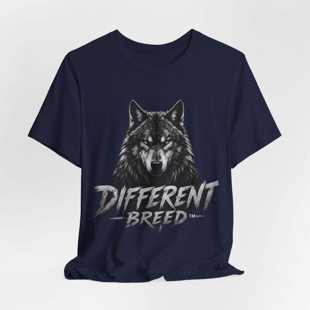 Different Breed Wolf Tee — Graphic Wolf Head T-Shirt