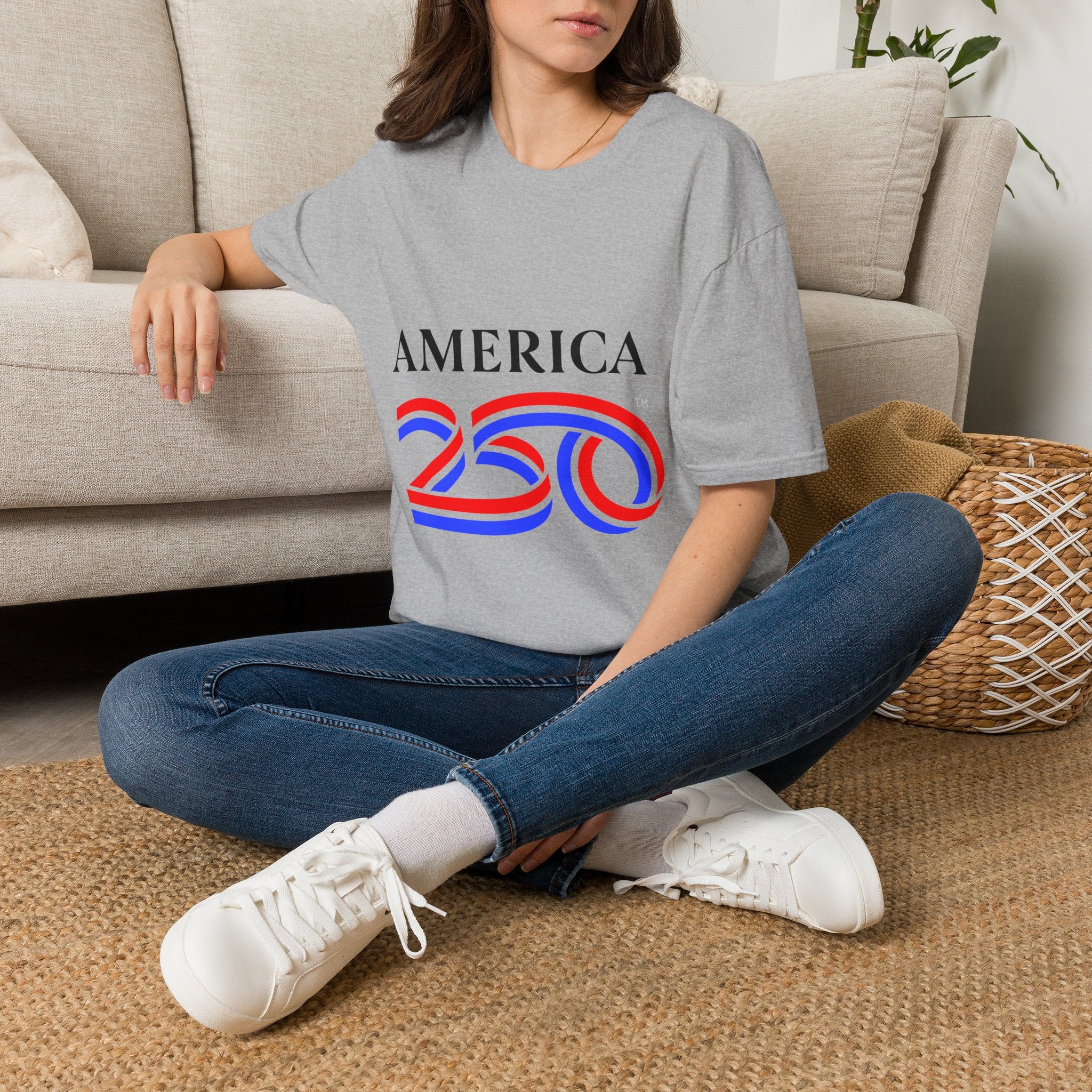 America 250 Wolf Logo T-Shirt — Different Breed Wolf Back Graphic