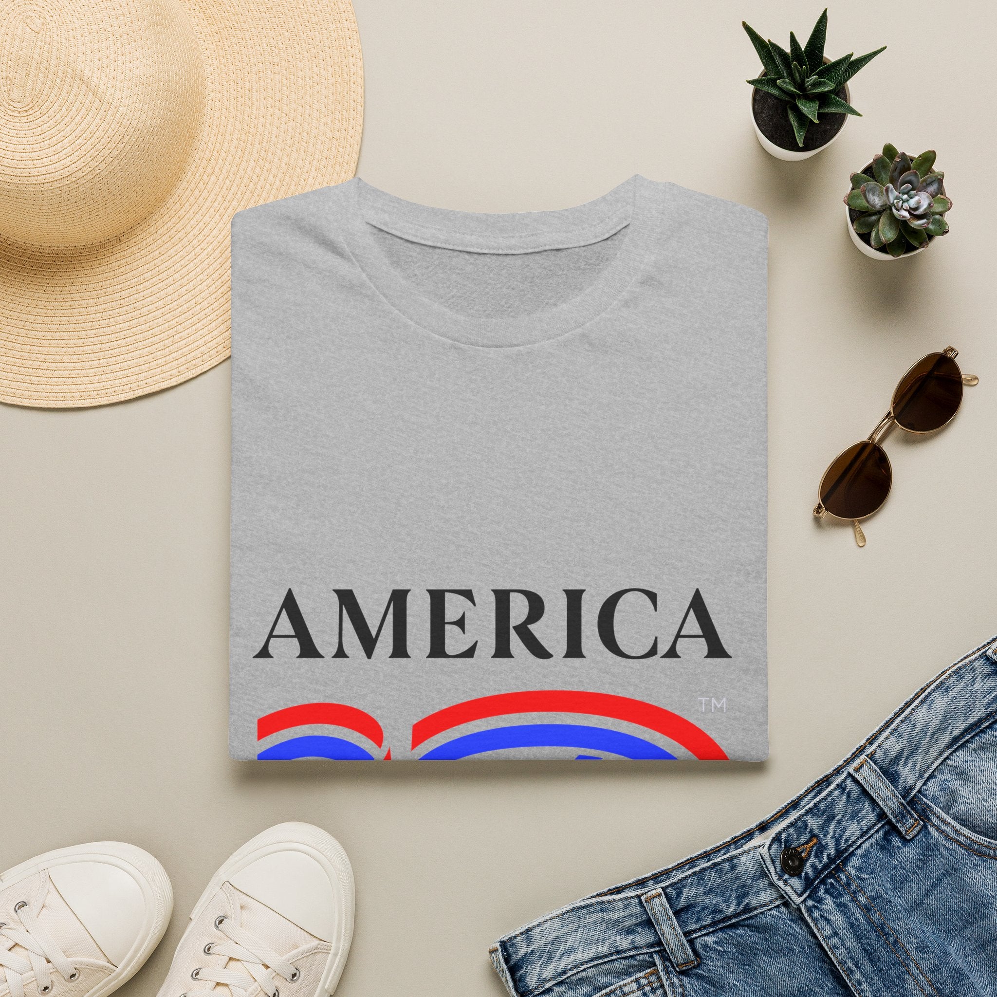 America 250 Wolf Logo T-Shirt — Different Breed Wolf Back Graphic