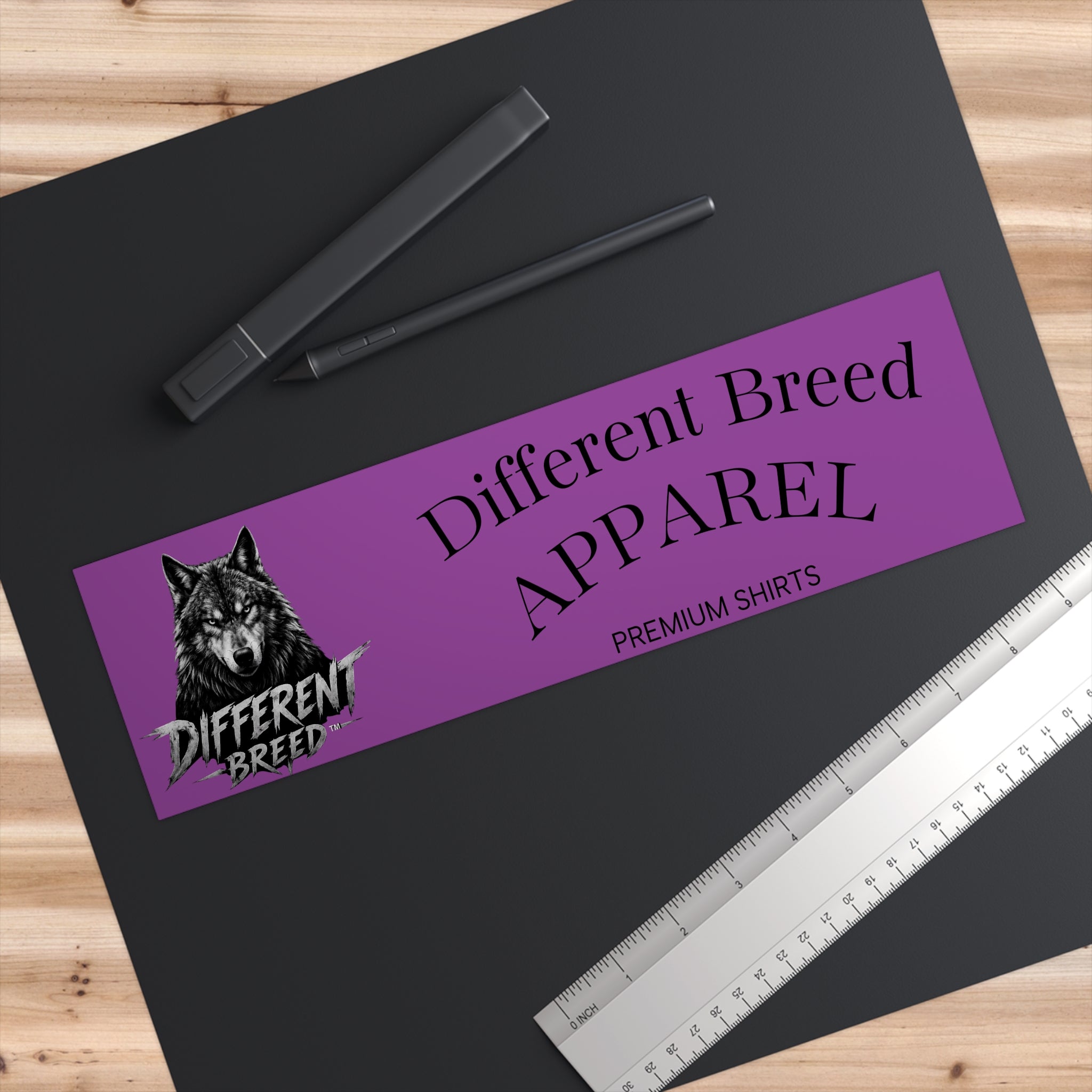 Bumper Sticker — 'Different Breed Apparel' Wolf Logo Decal