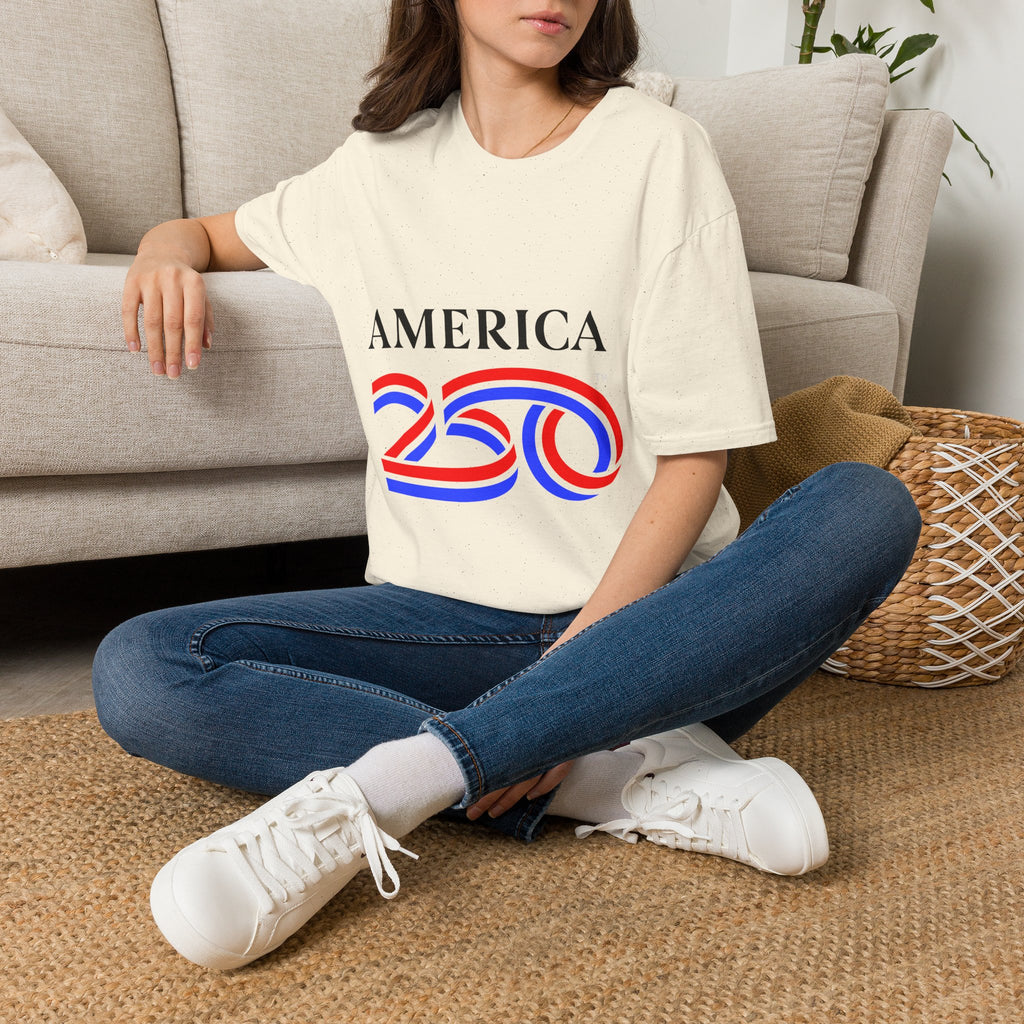 America 250 Wolf Logo T-Shirt — Different Breed Wolf Back Graphic