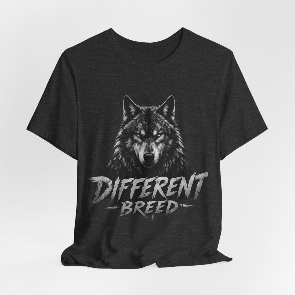 Different Breed Wolf Tee — Graphic Wolf Head T-Shirt