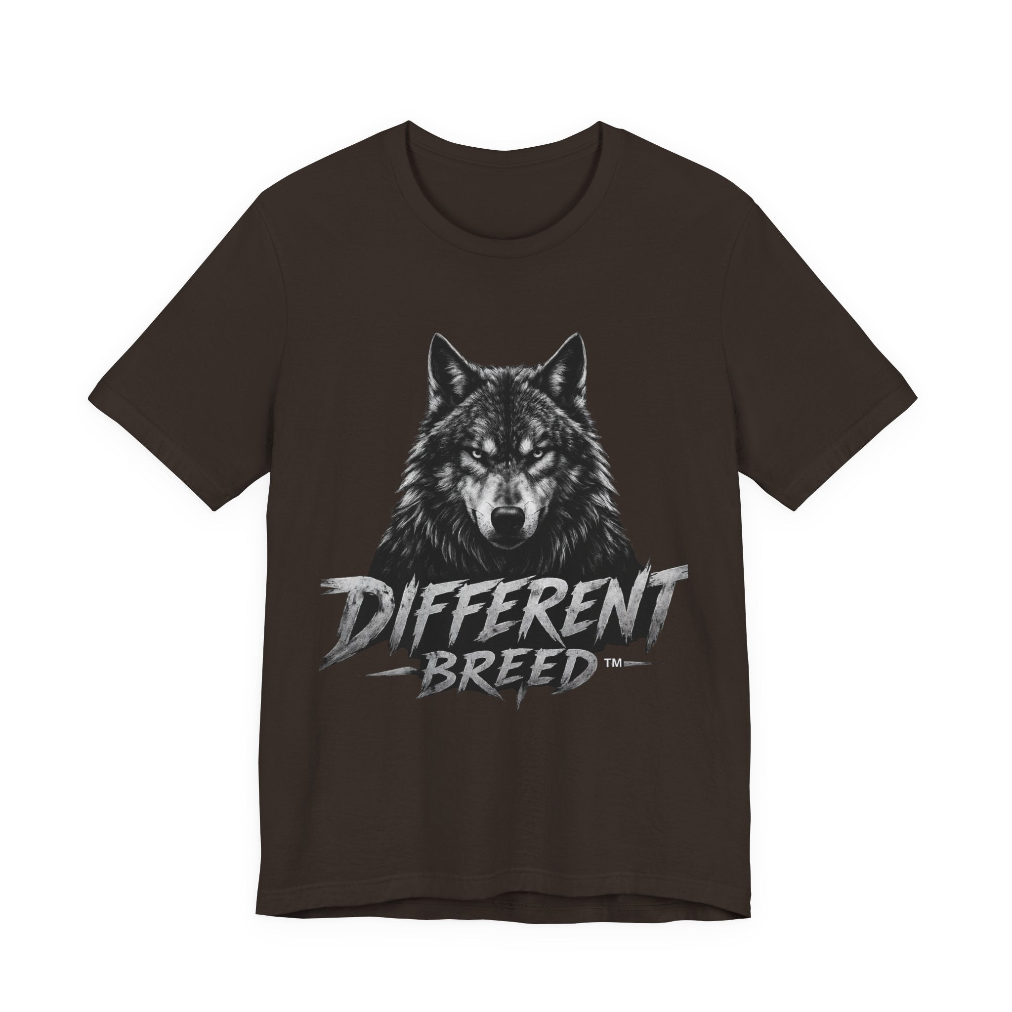 Different Breed Wolf Tee — Graphic Wolf Head T-Shirt
