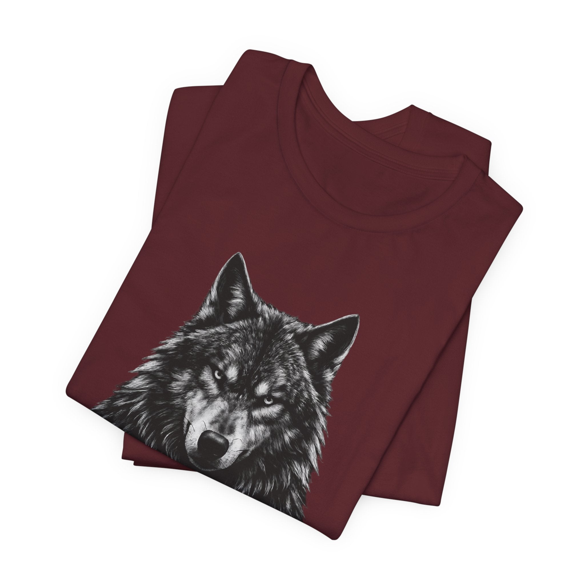 Different Breed Wolf Tee — Graphic Wolf Head T-Shirt