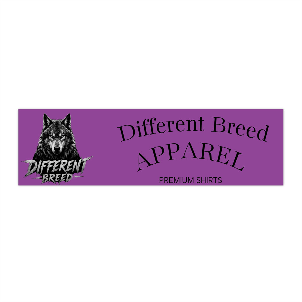 Bumper Sticker — 'Different Breed Apparel' Wolf Logo Decal