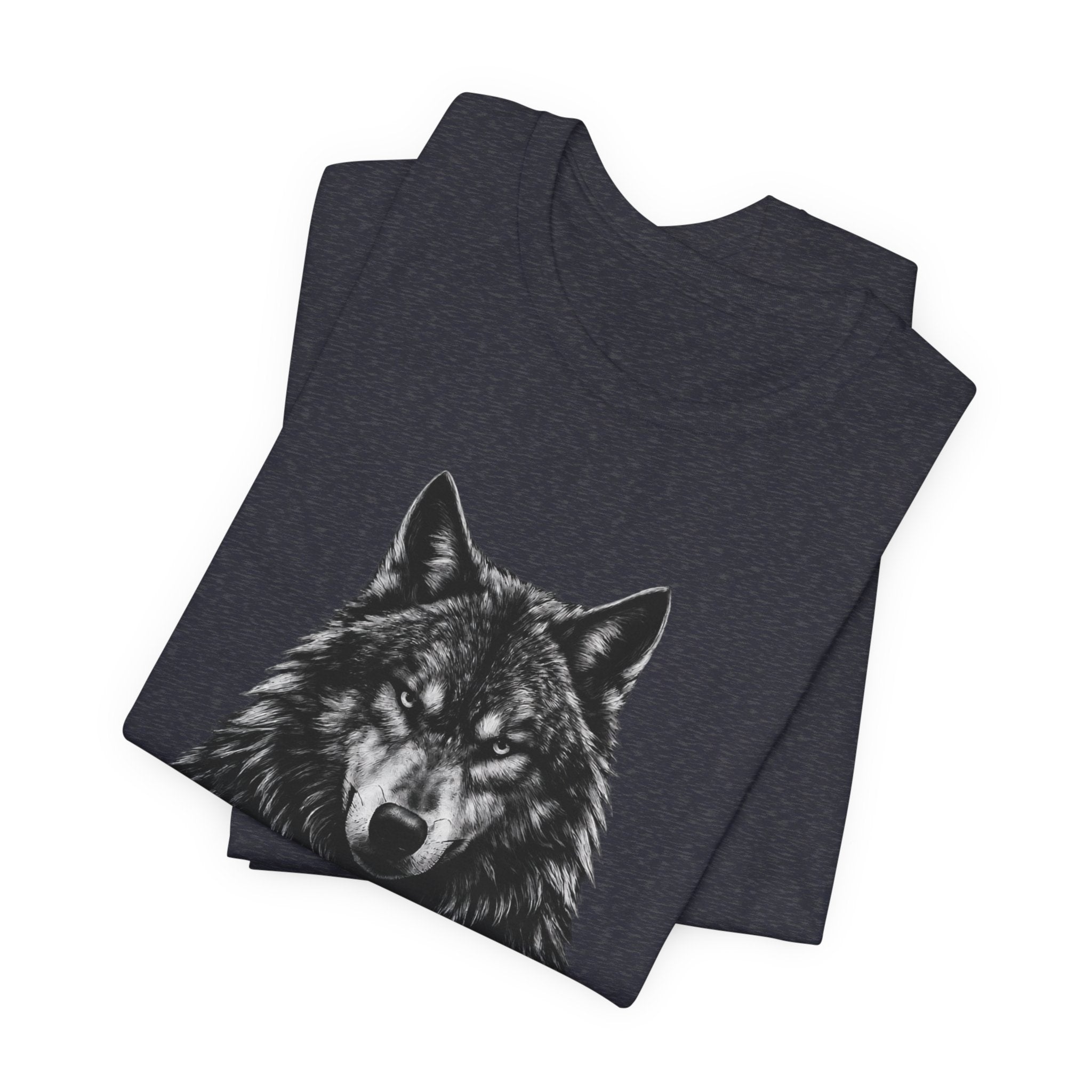 Different Breed Wolf Tee — Graphic Wolf Head T-Shirt