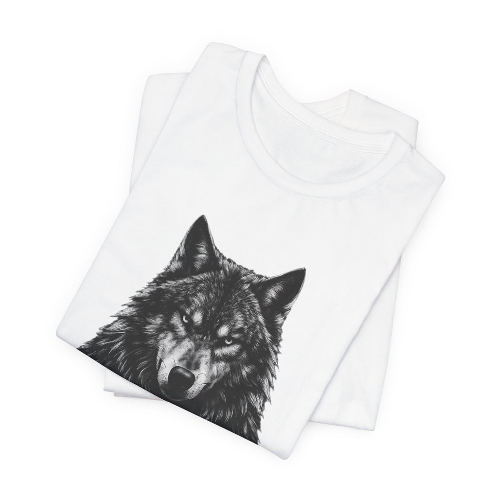 Different Breed Wolf Tee — Graphic Wolf Head T-Shirt