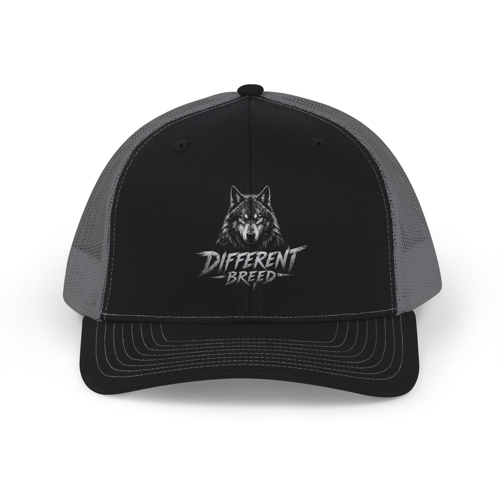 Wolf Head Trucker Cap — "Different Breed" Snapback Hat