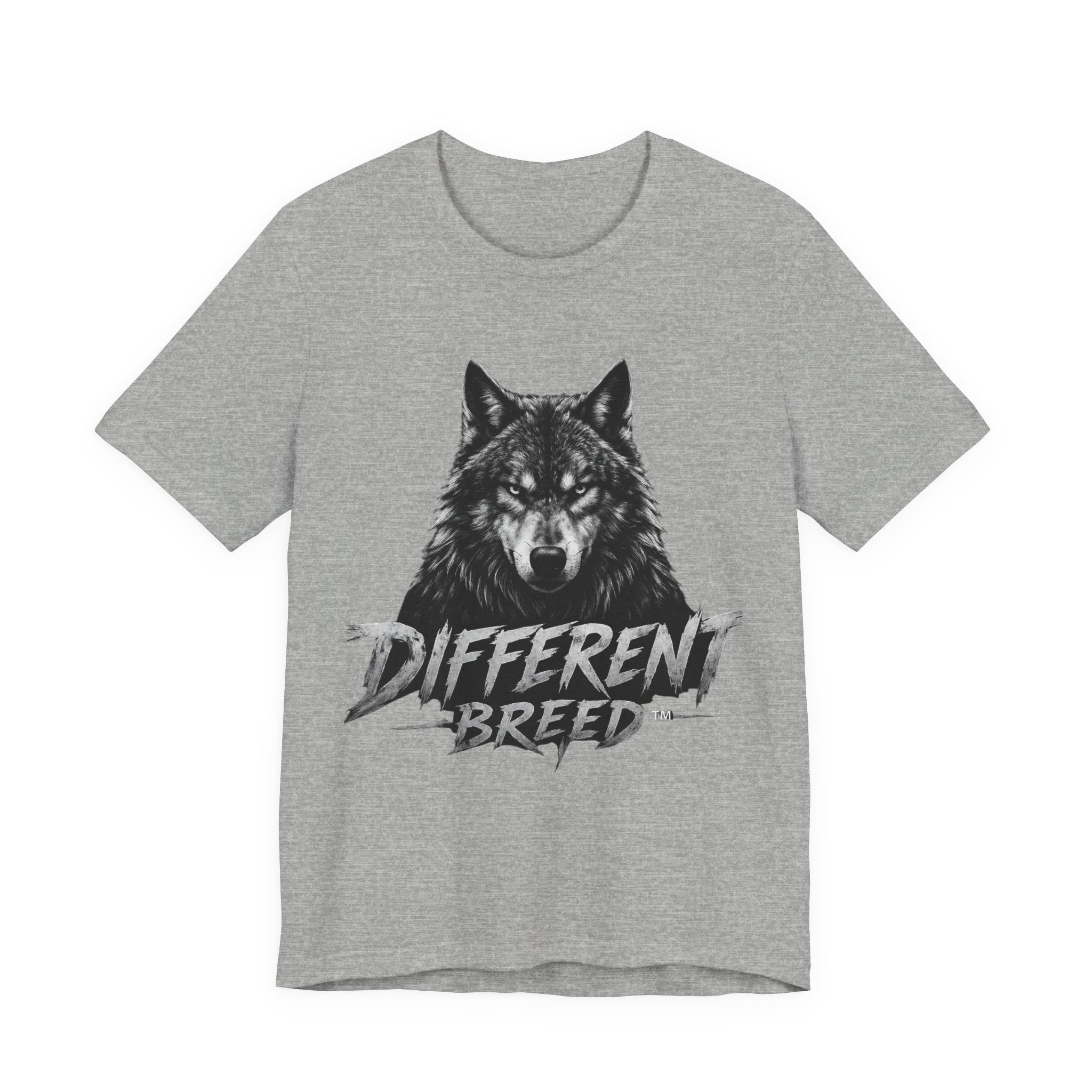 Different Breed Wolf Tee — Graphic Wolf Head T-Shirt