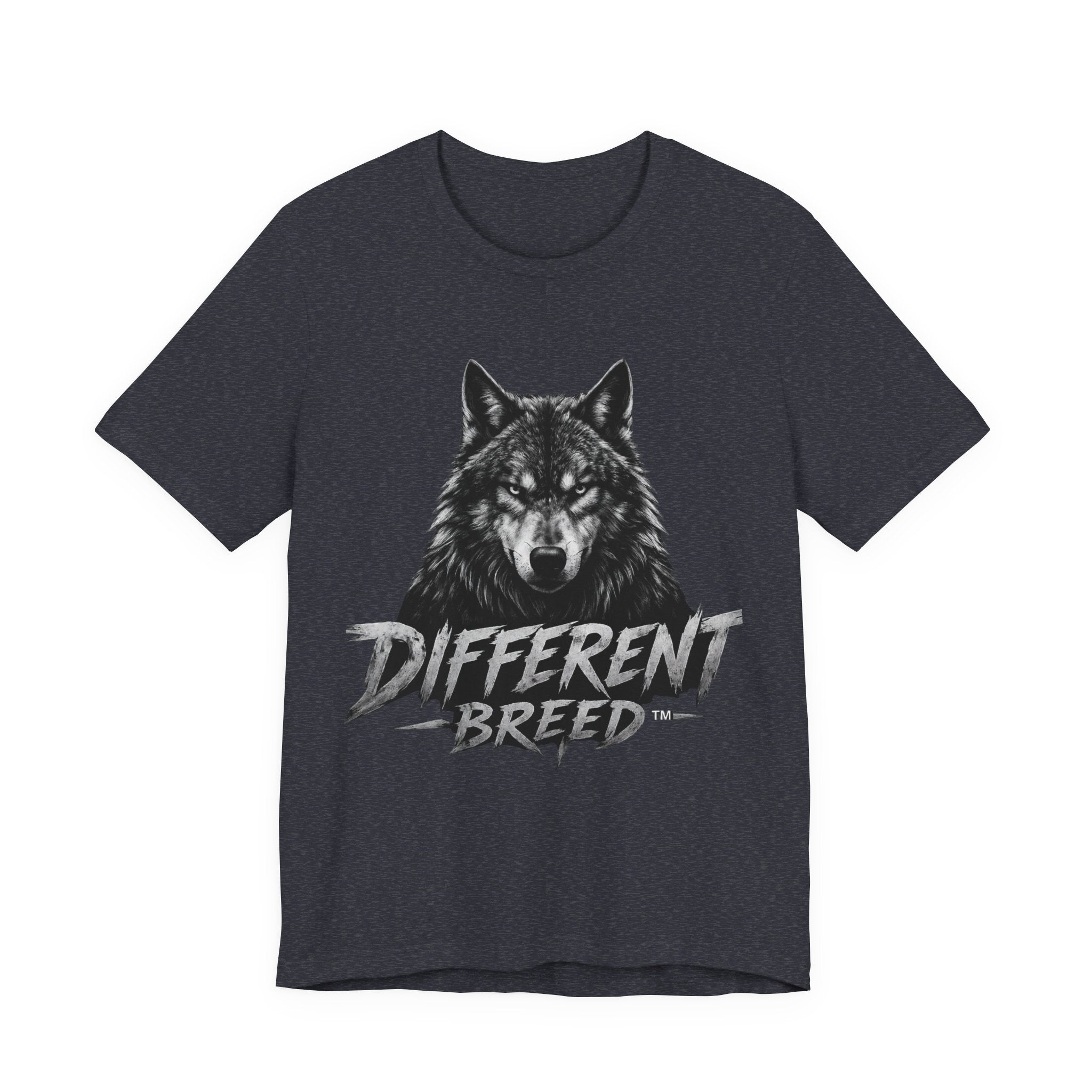 Different Breed Wolf Tee — Graphic Wolf Head T-Shirt