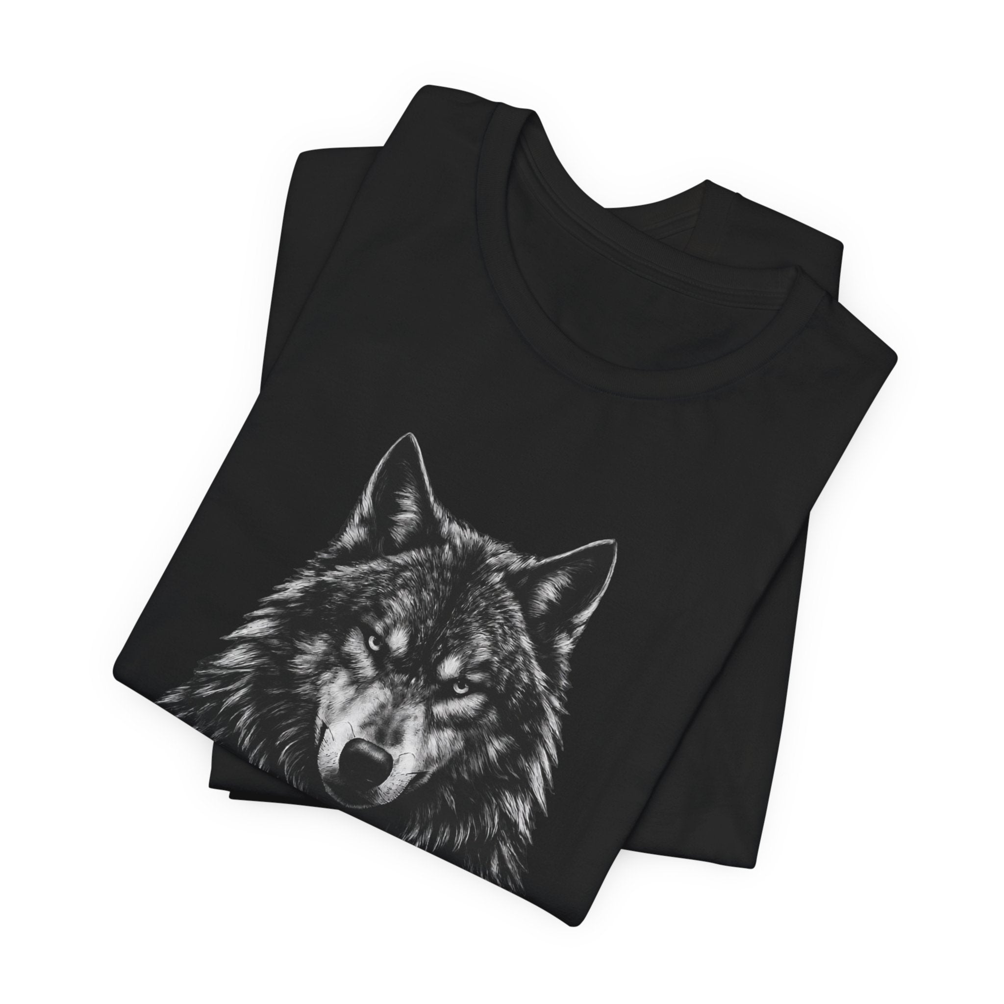 Different Breed Wolf Tee — Graphic Wolf Head T-Shirt