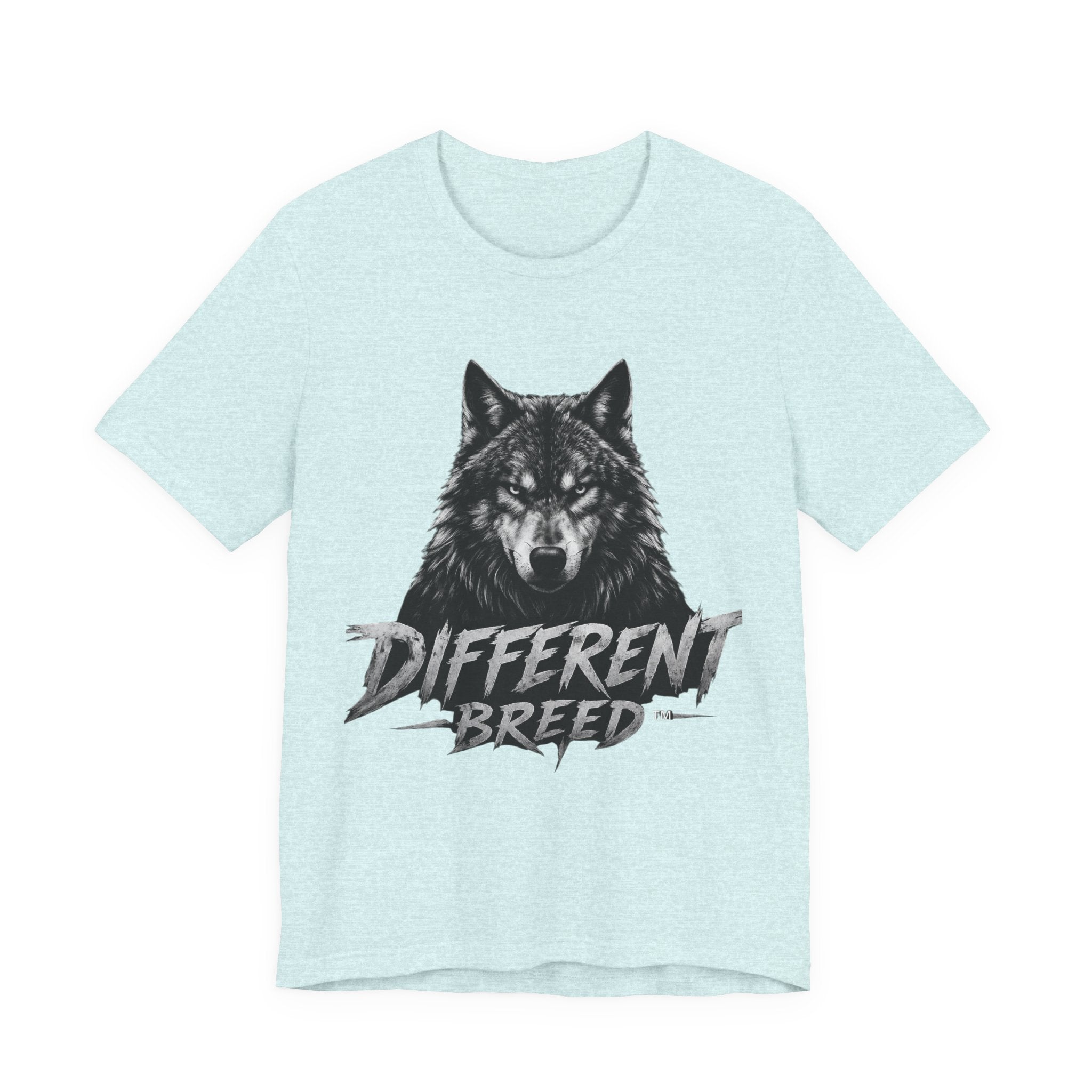 Different Breed Wolf Tee — Graphic Wolf Head T-Shirt