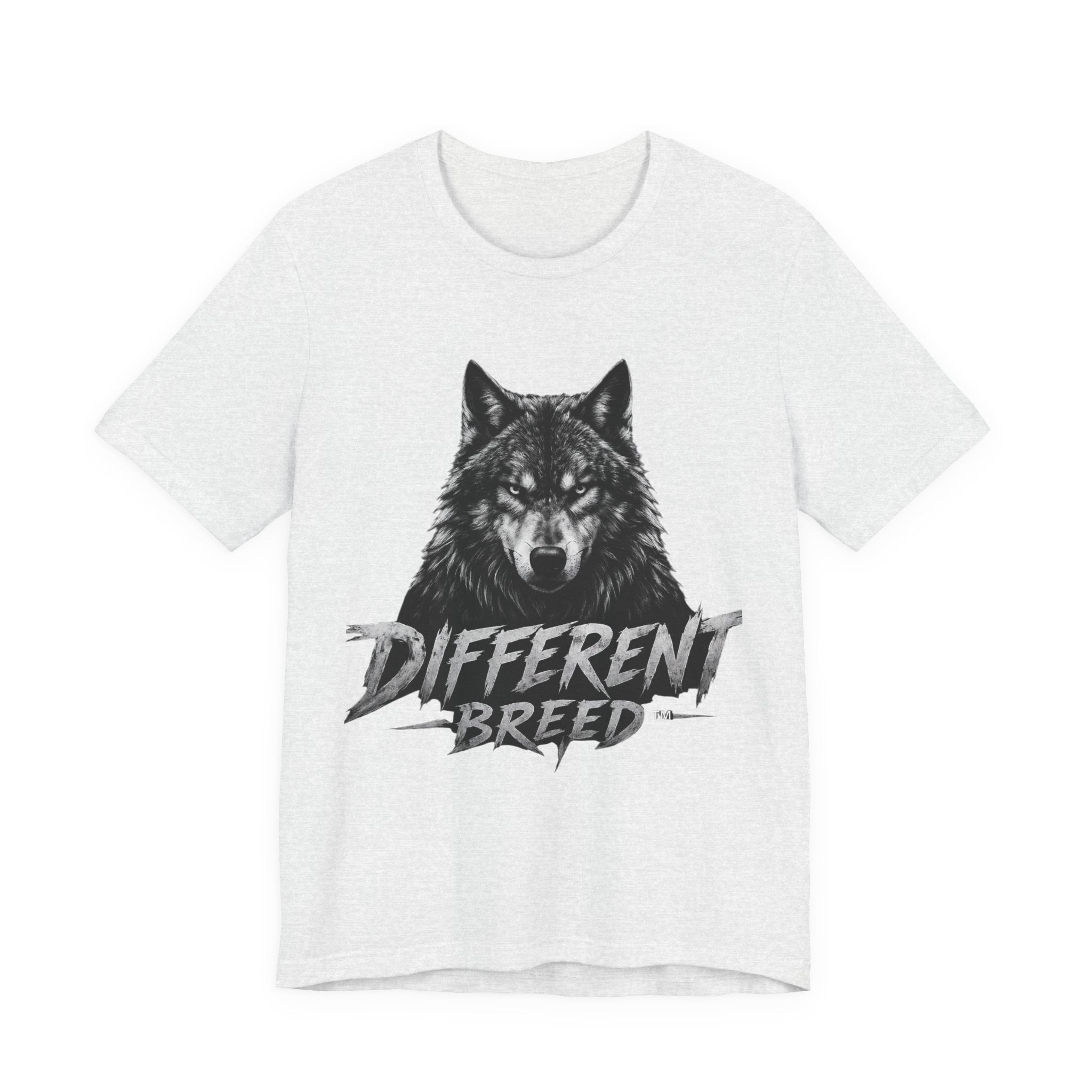 Different Breed Wolf Tee — Graphic Wolf Head T-Shirt
