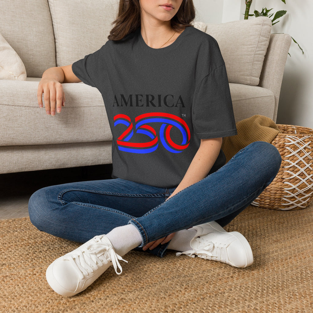 America 250 Wolf Logo T-Shirt — Different Breed Wolf Back Graphic