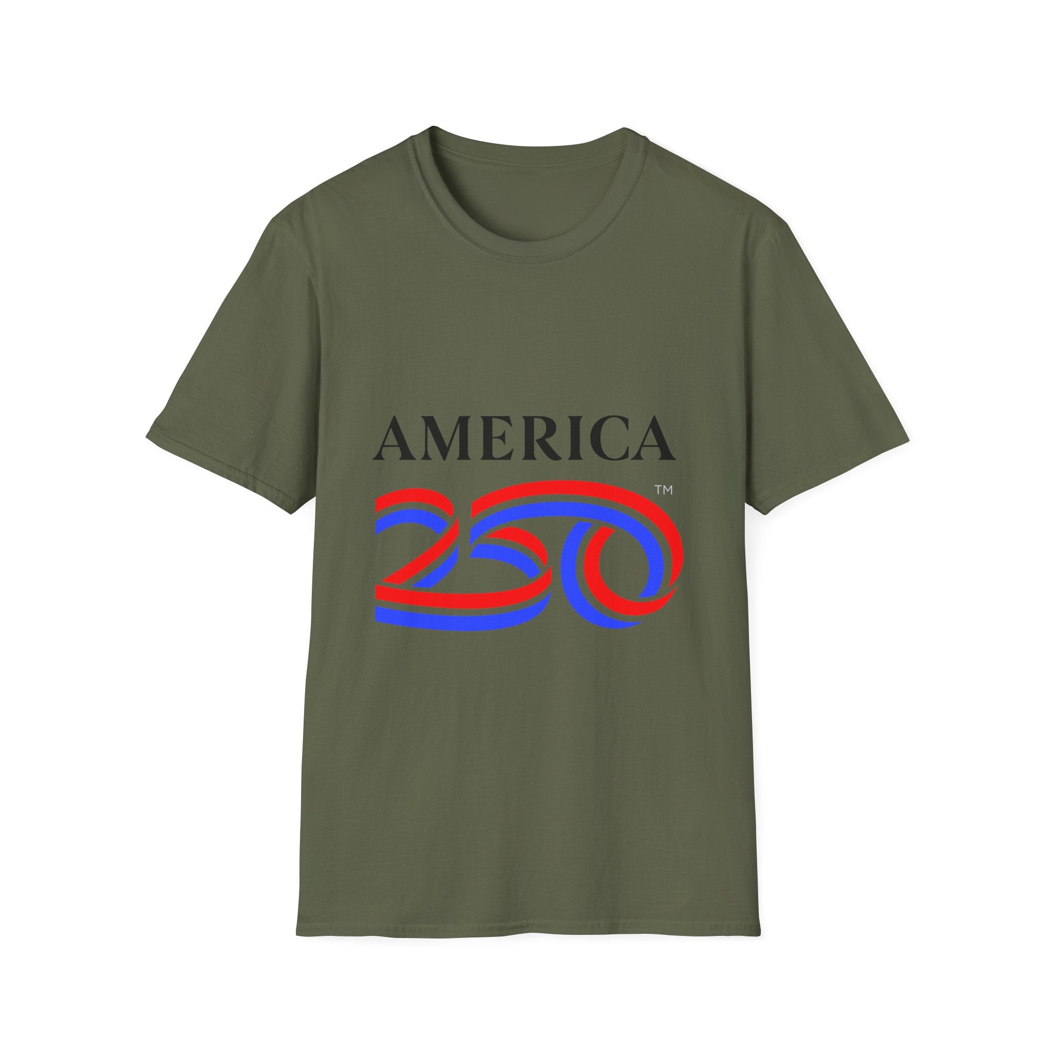 America 250 Wolf Logo T-Shirt — Different Breed Wolf Back Graphic
