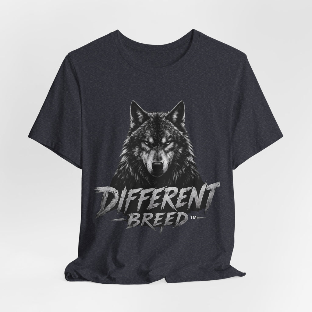 Different Breed Wolf Tee — Graphic Wolf Head T-Shirt