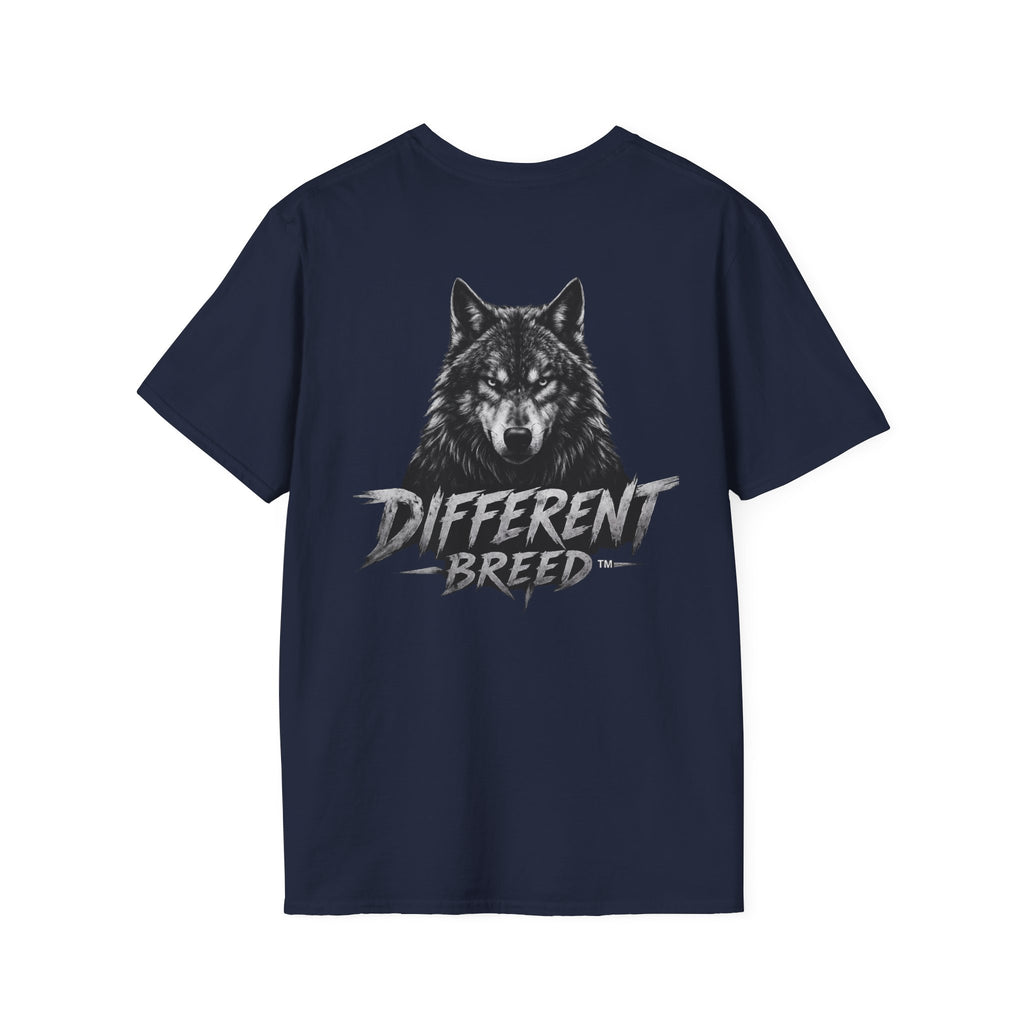 America 250 Wolf Logo T-Shirt — Different Breed Wolf Back Graphic