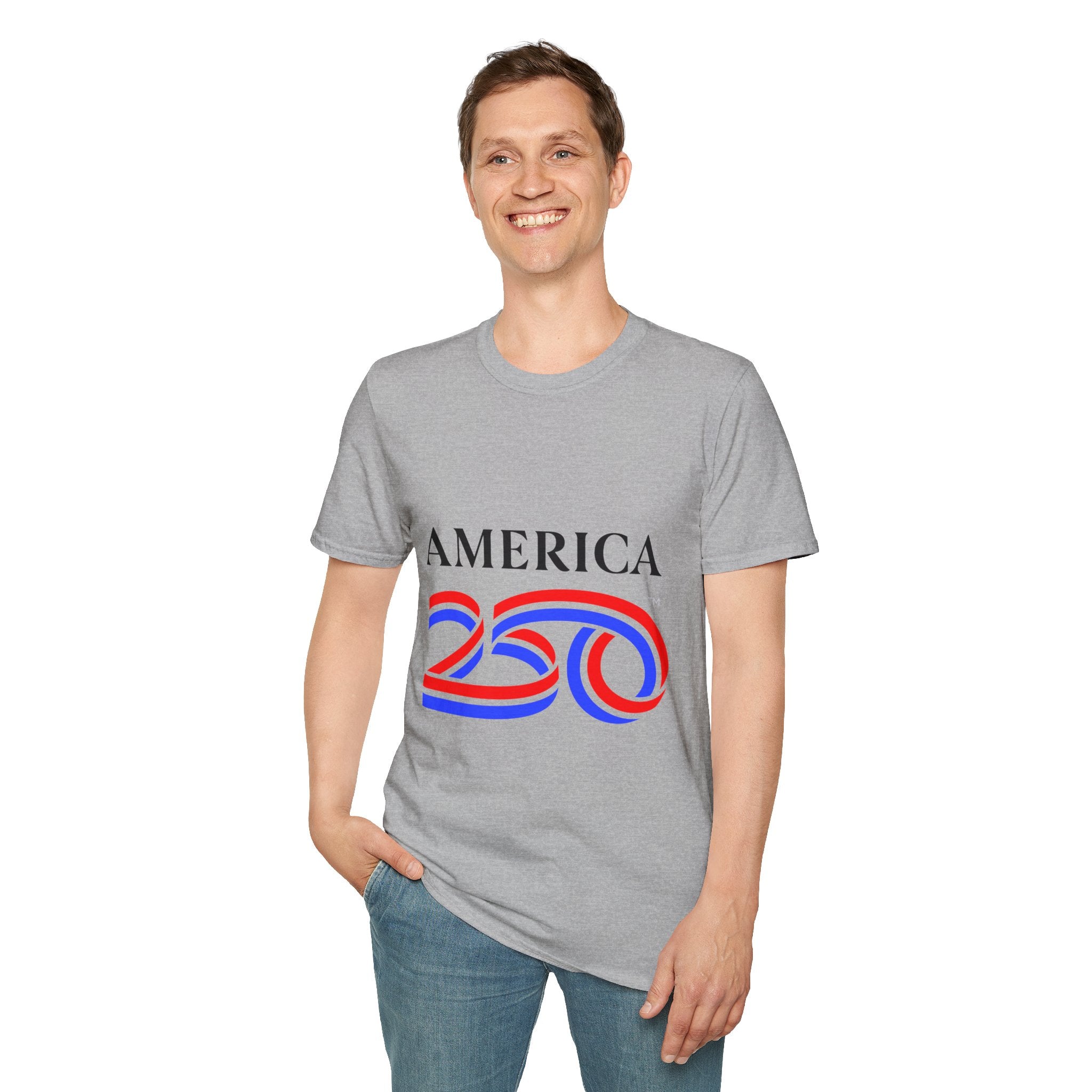 America 250 Wolf Logo T-Shirt — Different Breed Wolf Back Graphic