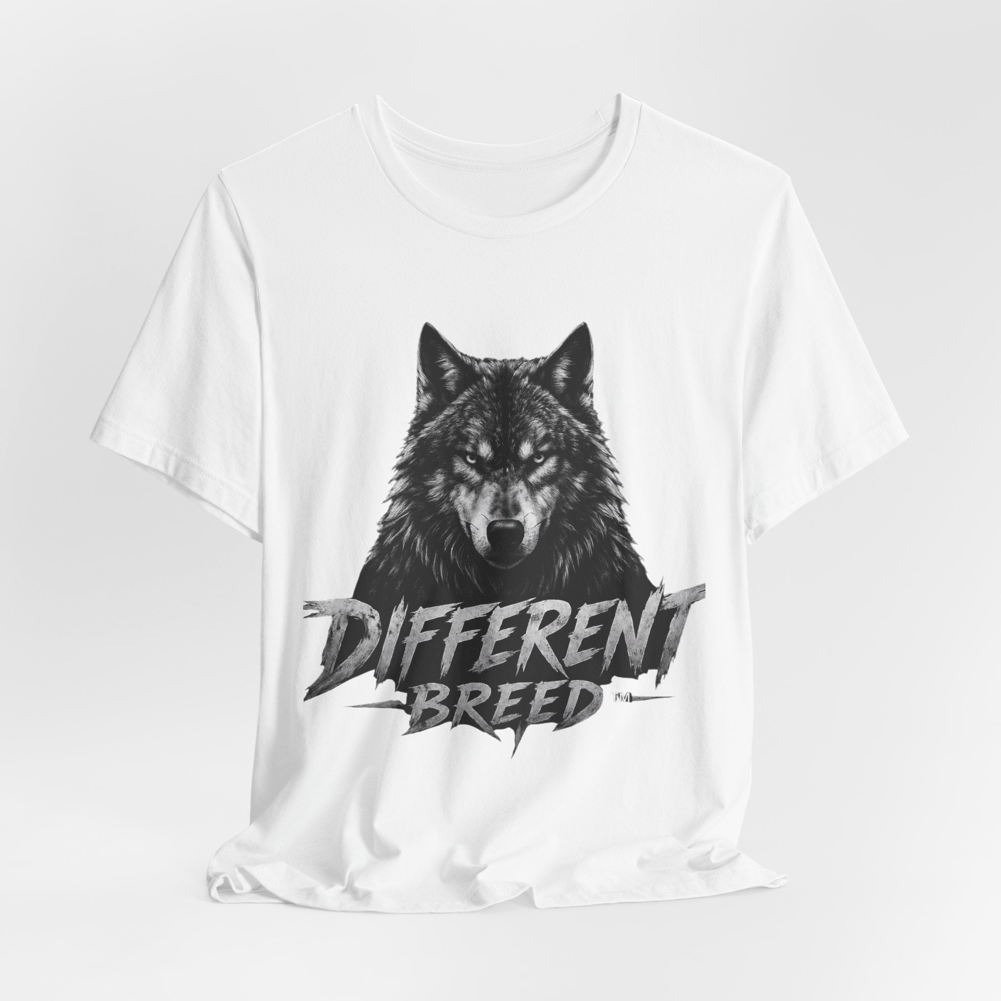 Different Breed Wolf Tee — Graphic Wolf Head T-Shirt