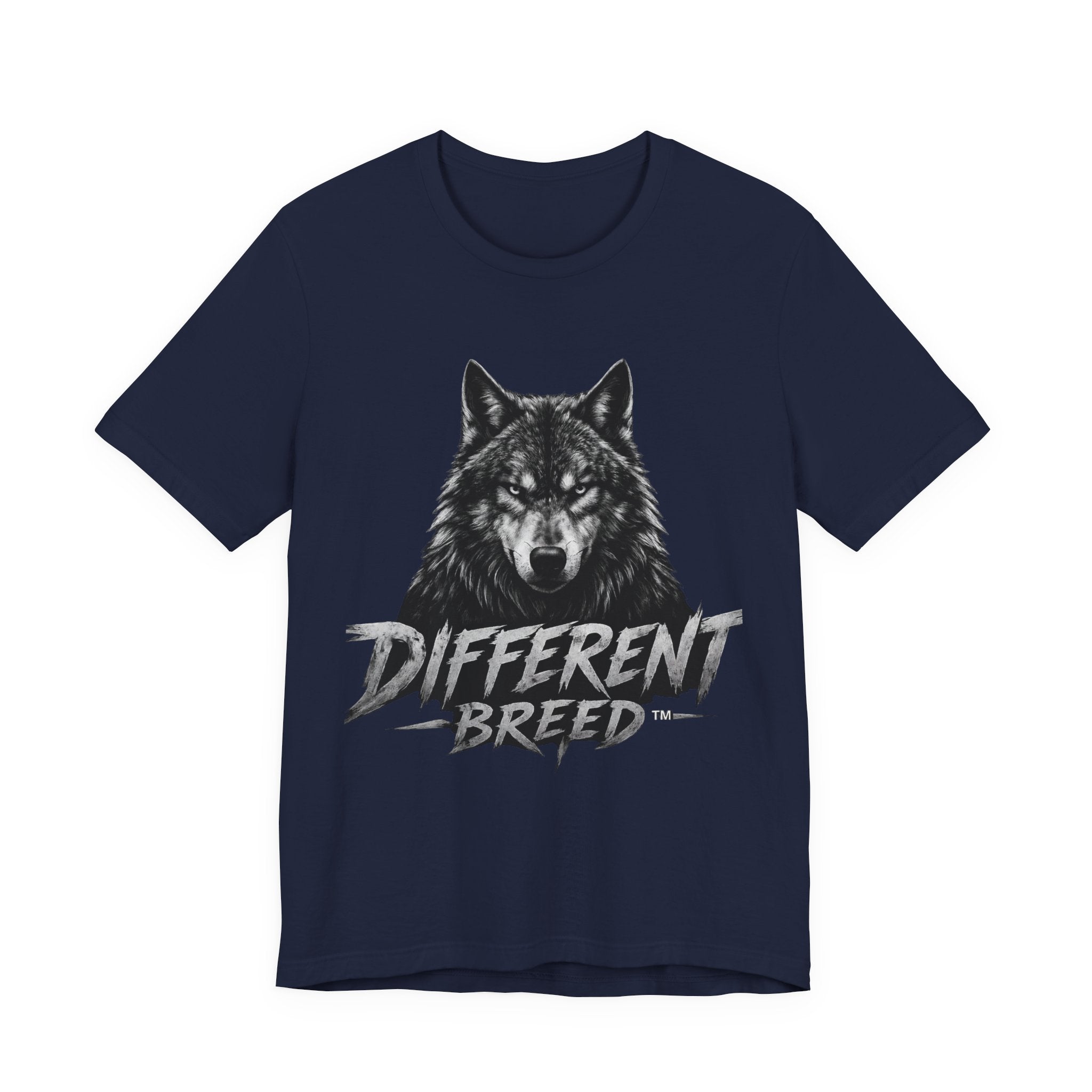 Different Breed Wolf Tee — Graphic Wolf Head T-Shirt