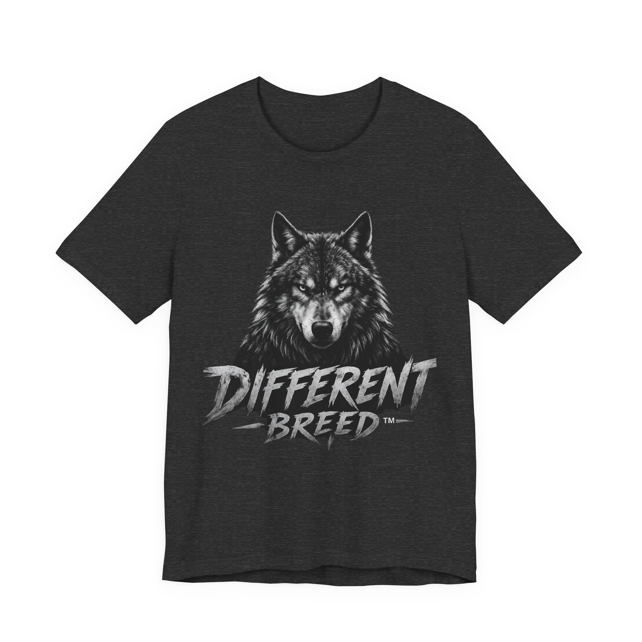 Different Breed Wolf Tee — Graphic Wolf Head T-Shirt