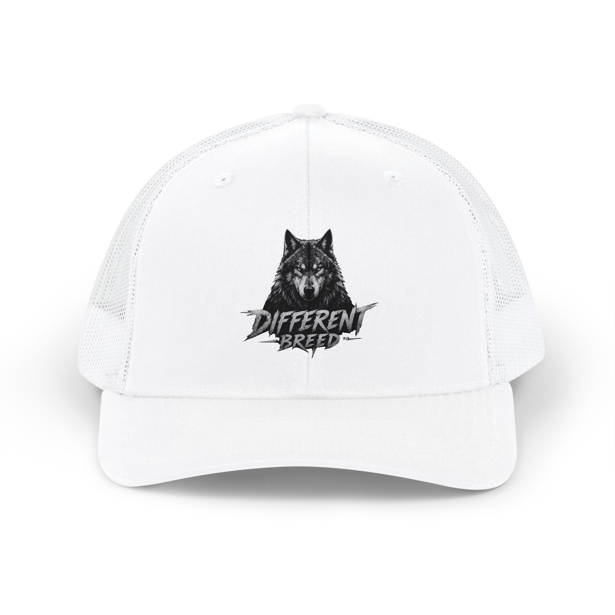 Wolf Head Trucker Cap — "Different Breed" Snapback Hat