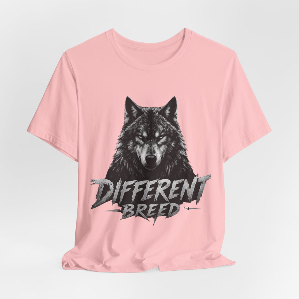 Different Breed Wolf Tee — Graphic Wolf Head T-Shirt