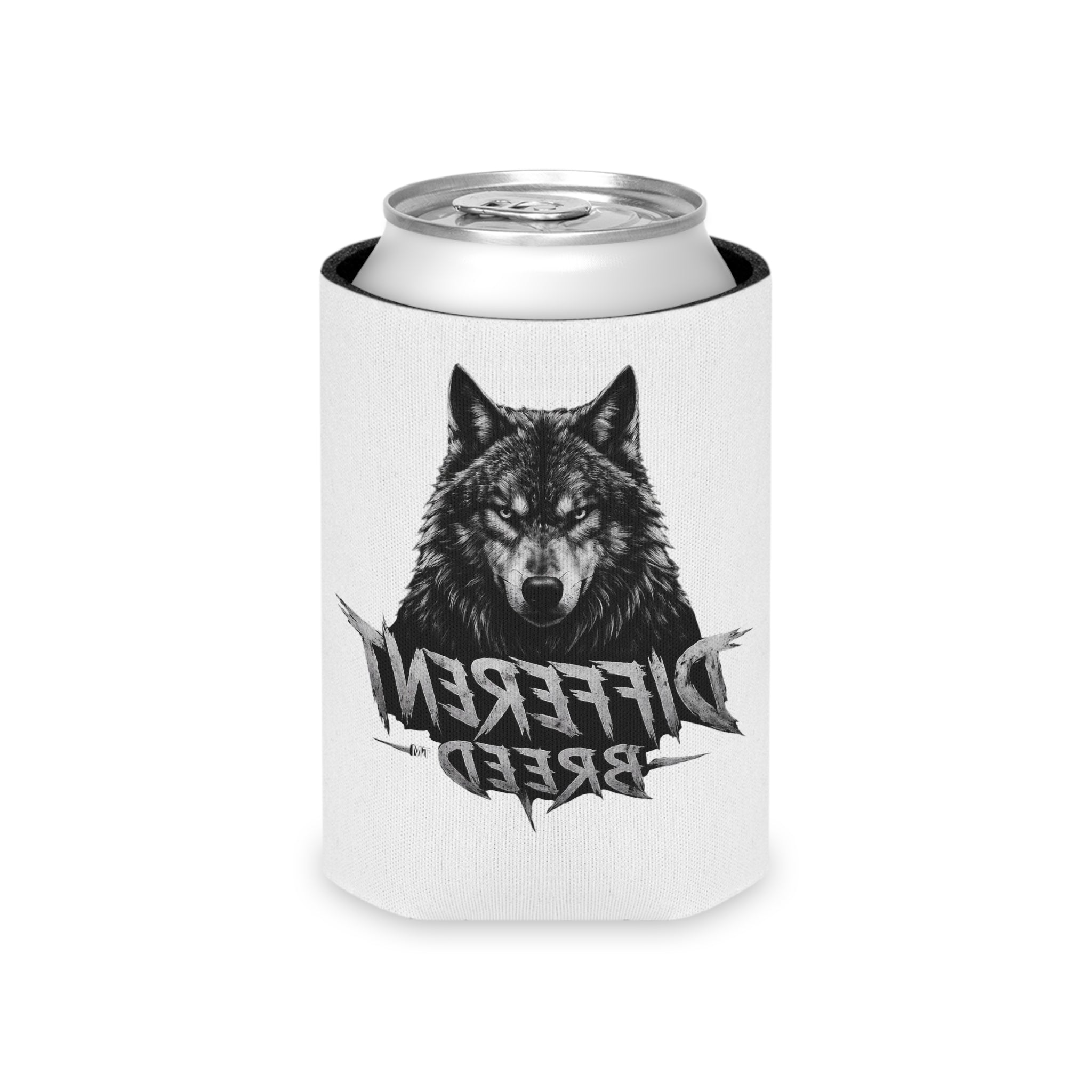 Different Breed Wolf Can Cooler — Insulated Beer Koozie