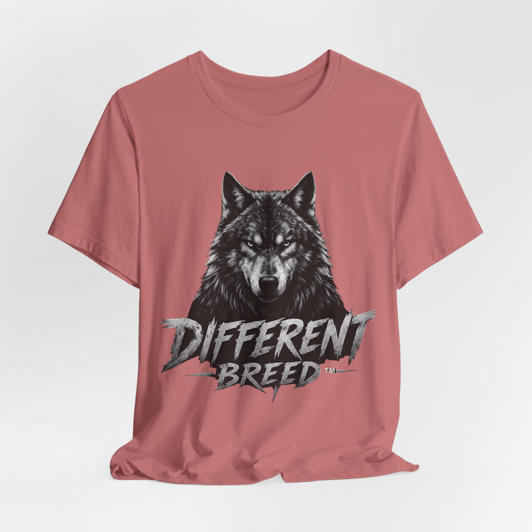 Different Breed Wolf Tee — Graphic Wolf Head T-Shirt