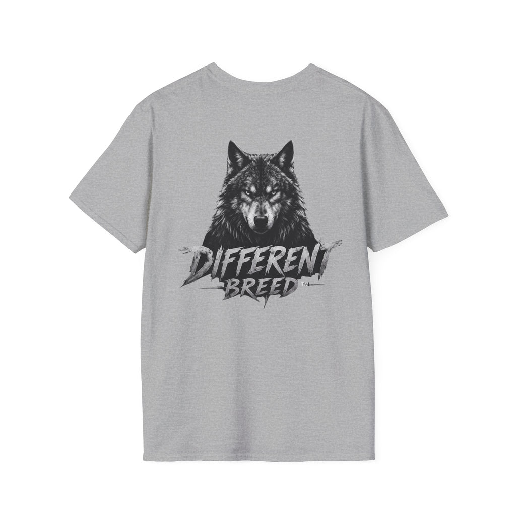 America 250 Wolf Logo T-Shirt — Different Breed Wolf Back Graphic